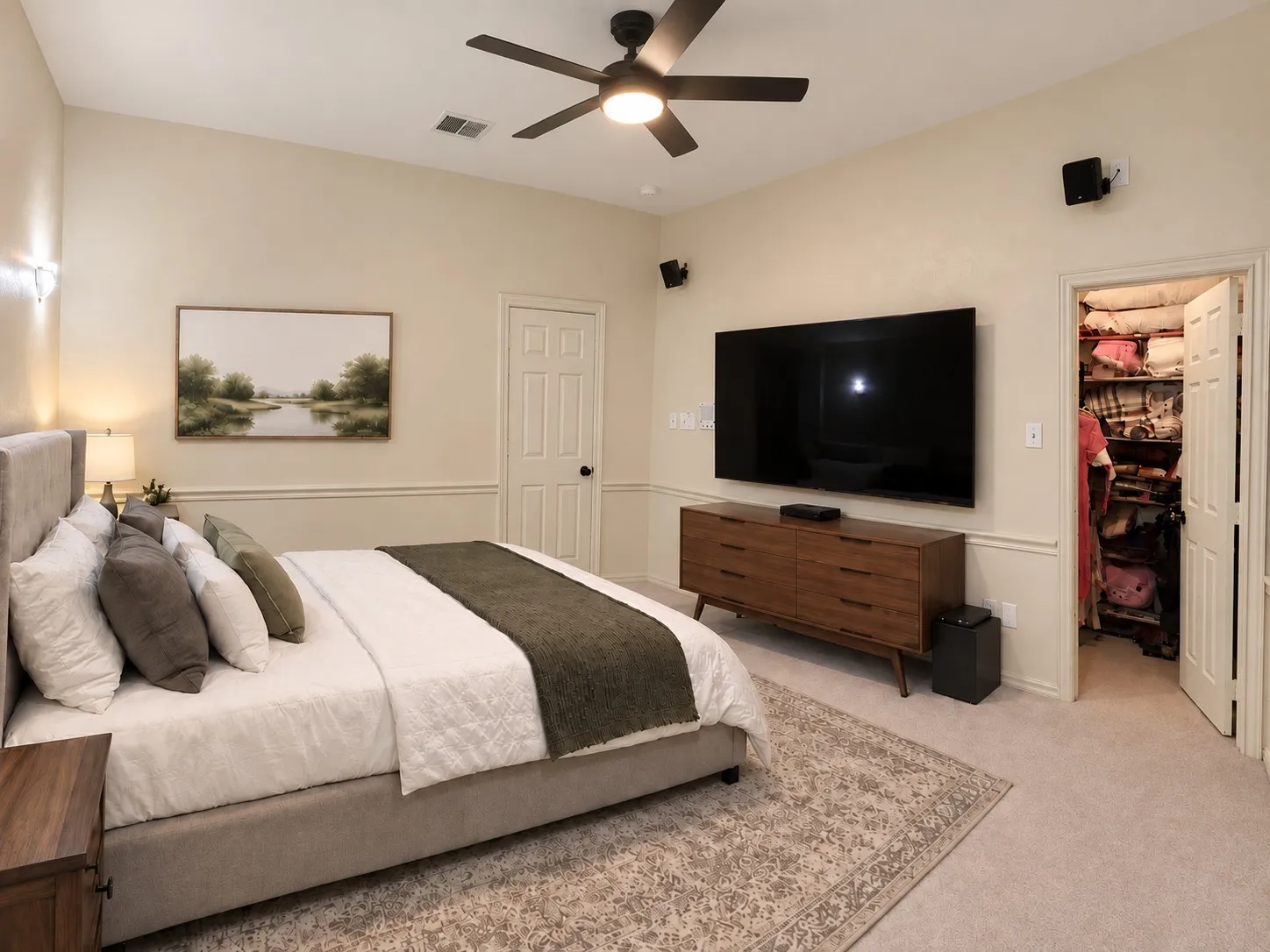 5th bedroom option!  The seller is open to converting the media room into a 5th bedroom! (virtually created picture)