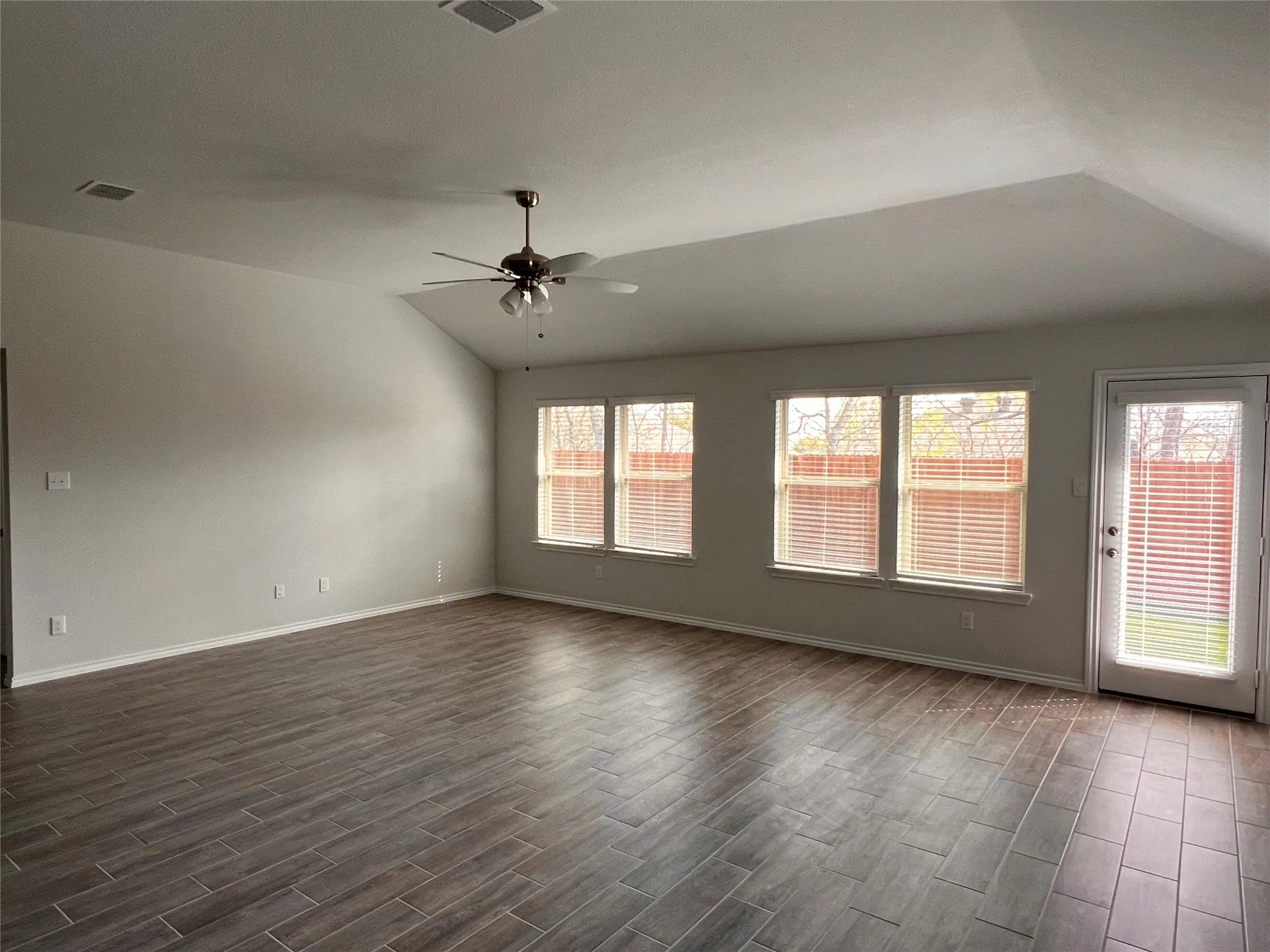 Family room view.