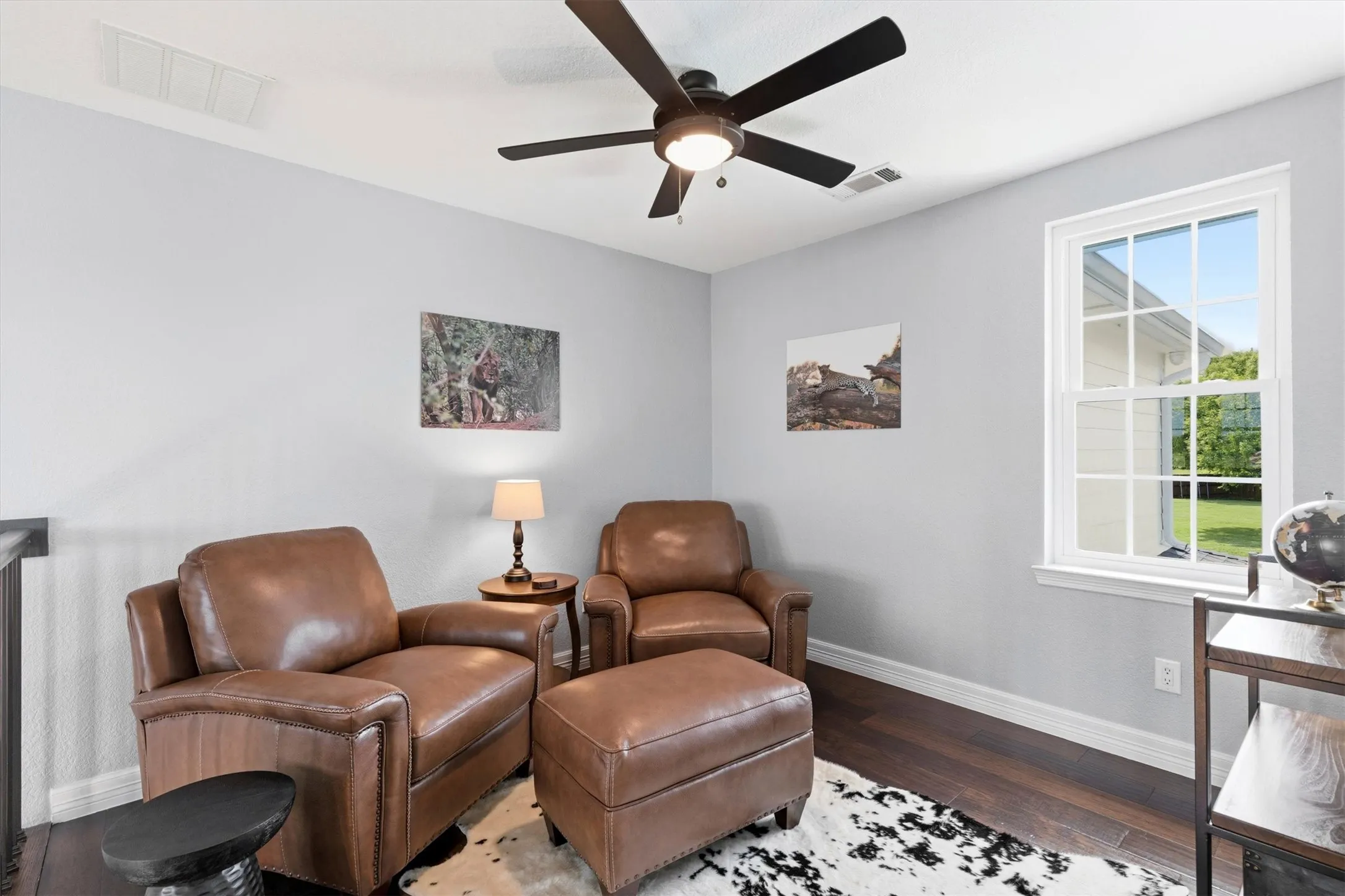 Window with white trim