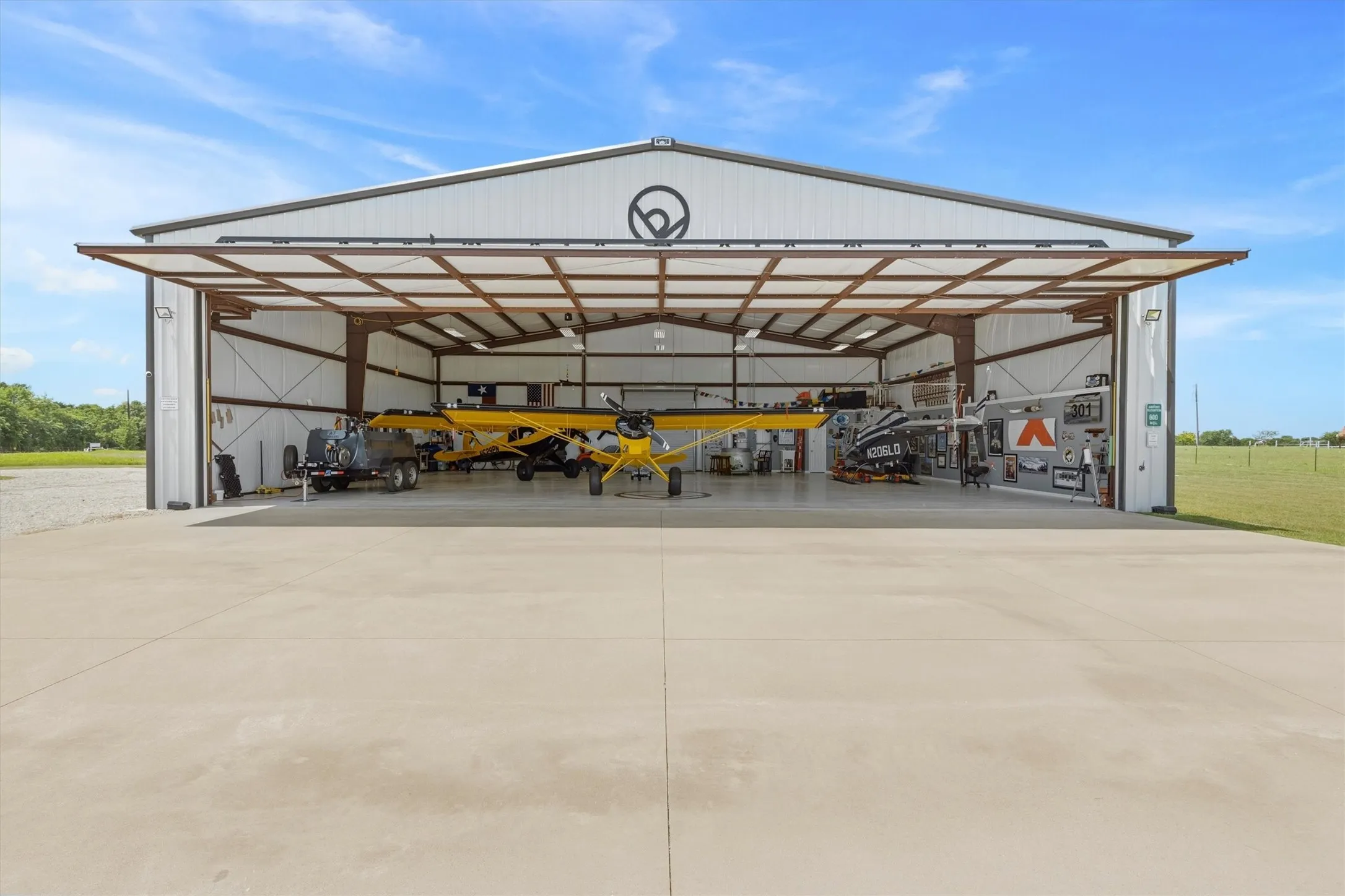 Airplane hangar or garage