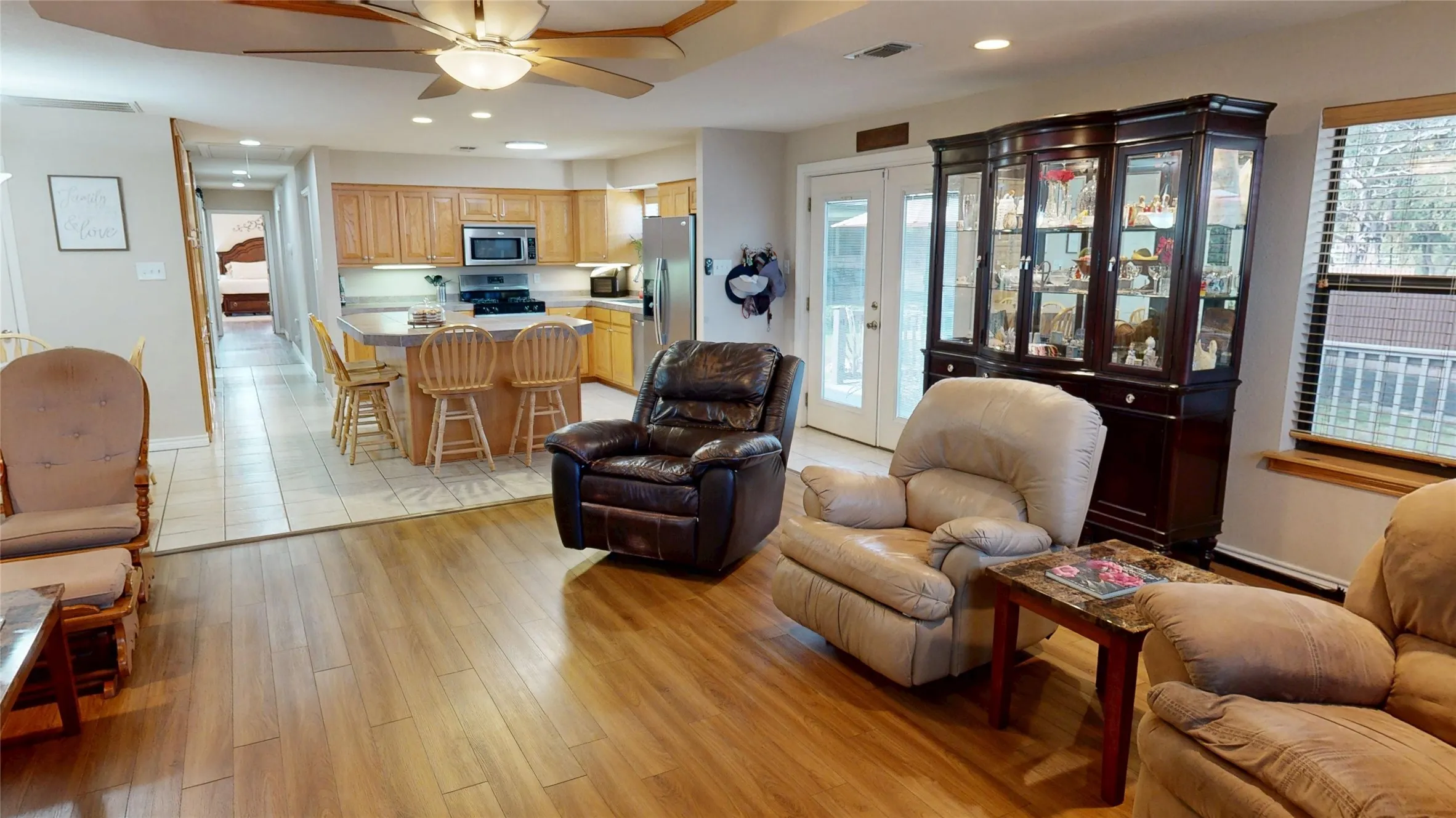 Open floor plan