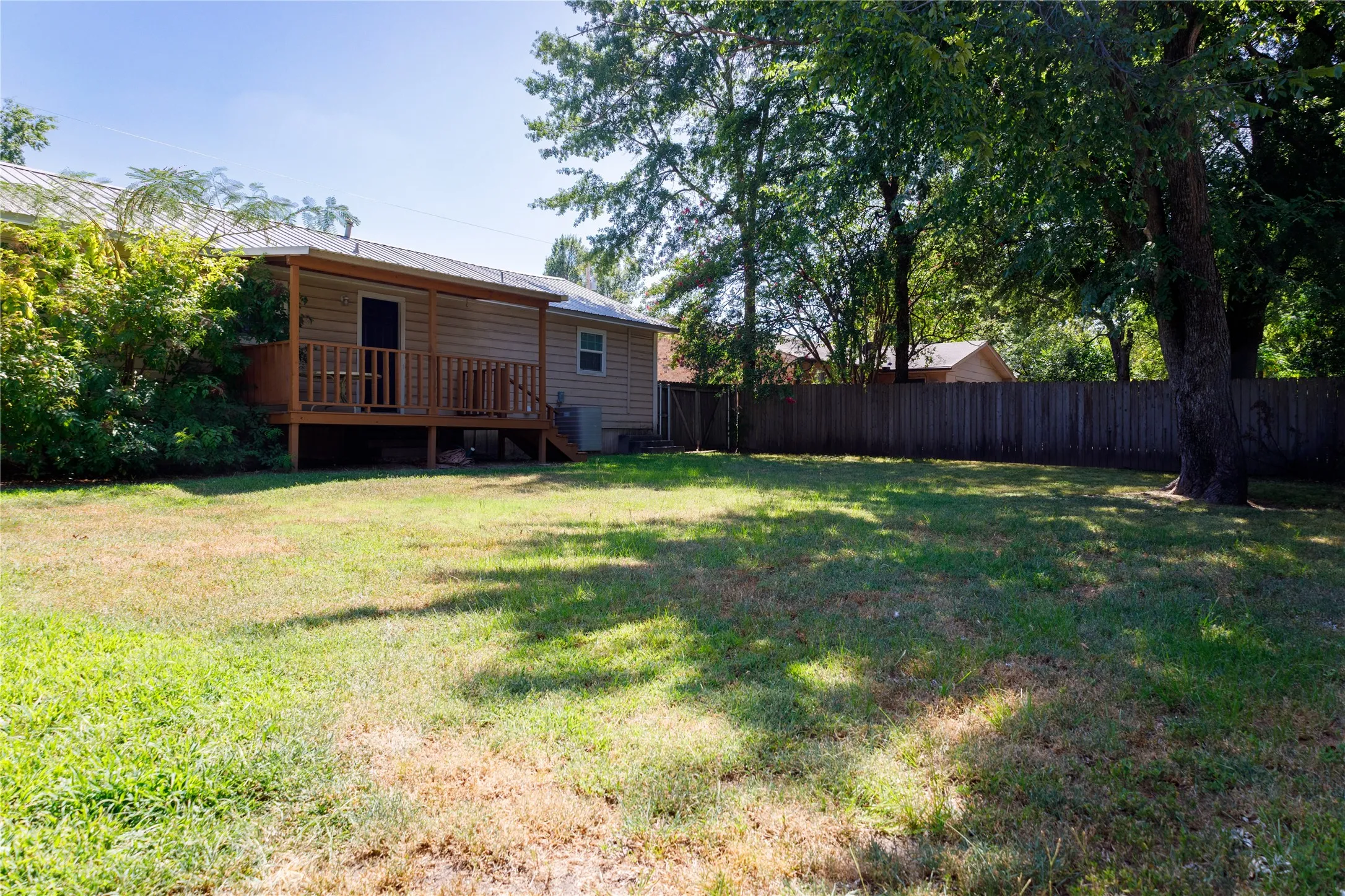 large yard