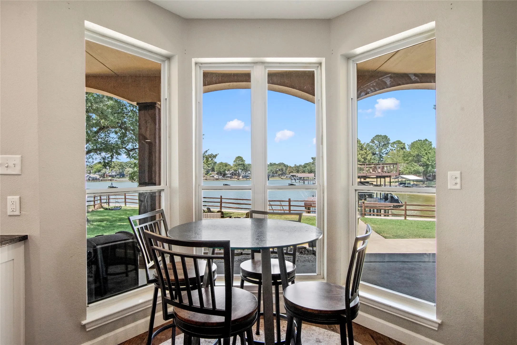 One of two dining areas.