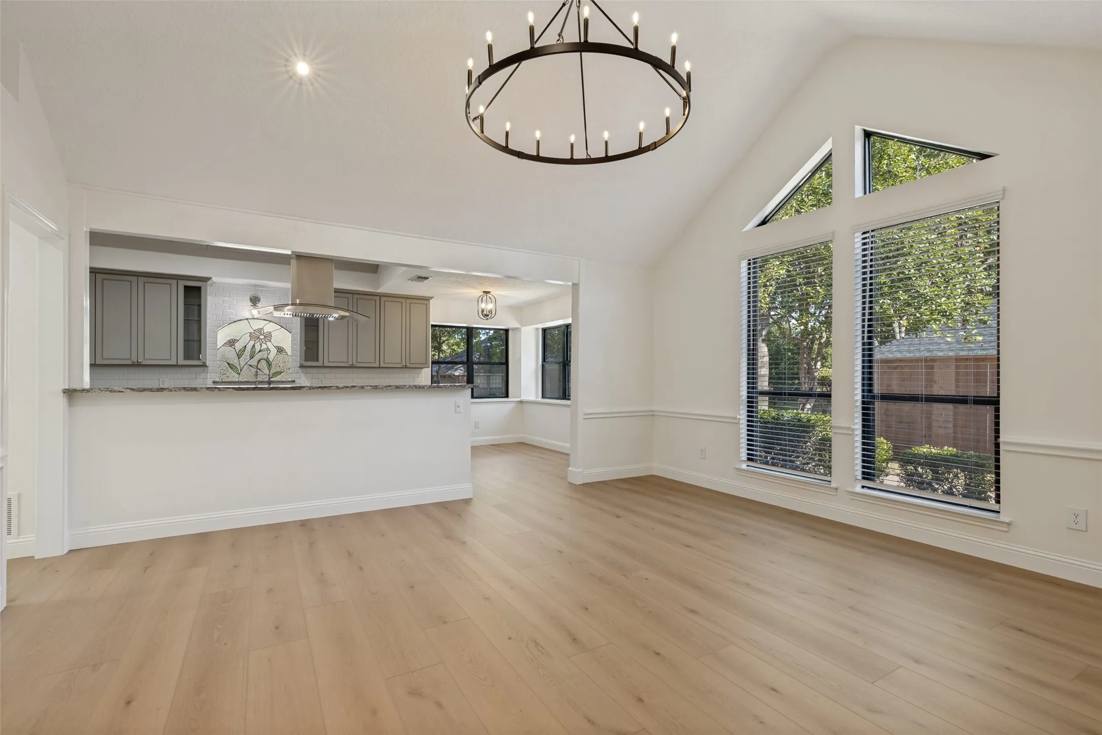 Second Living Area or Den, with Open Concept Floor Plan