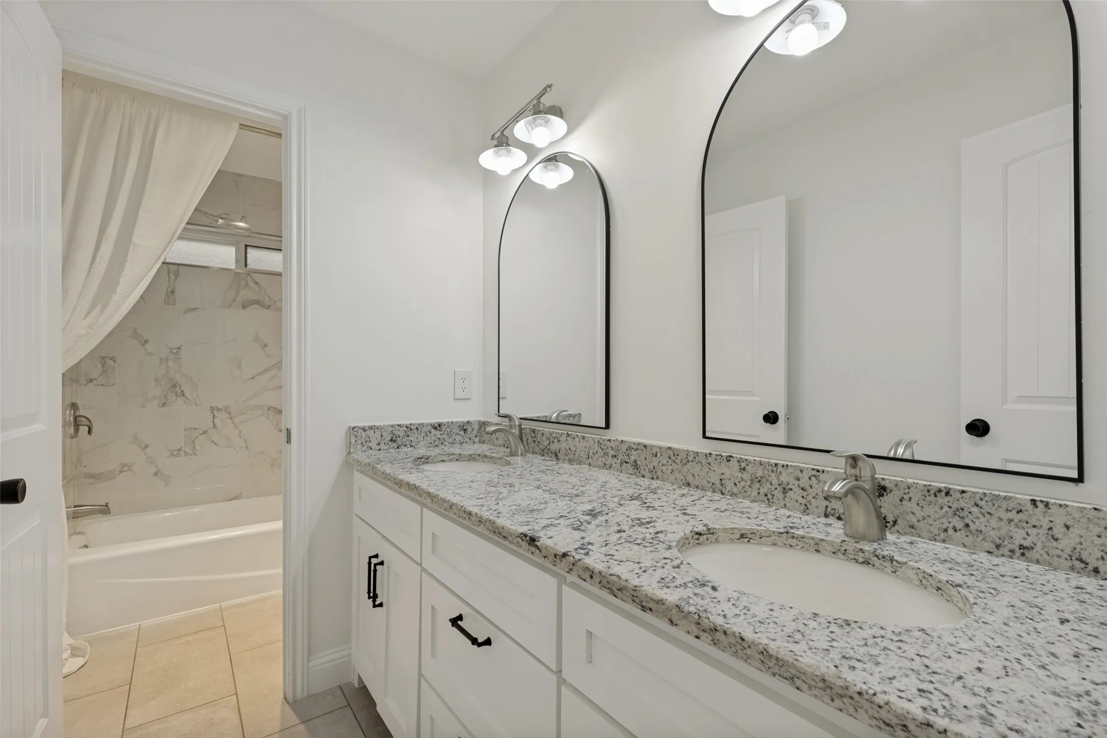 Hall Bathroom to Service Guests of the Third and Fourth Bedrooms