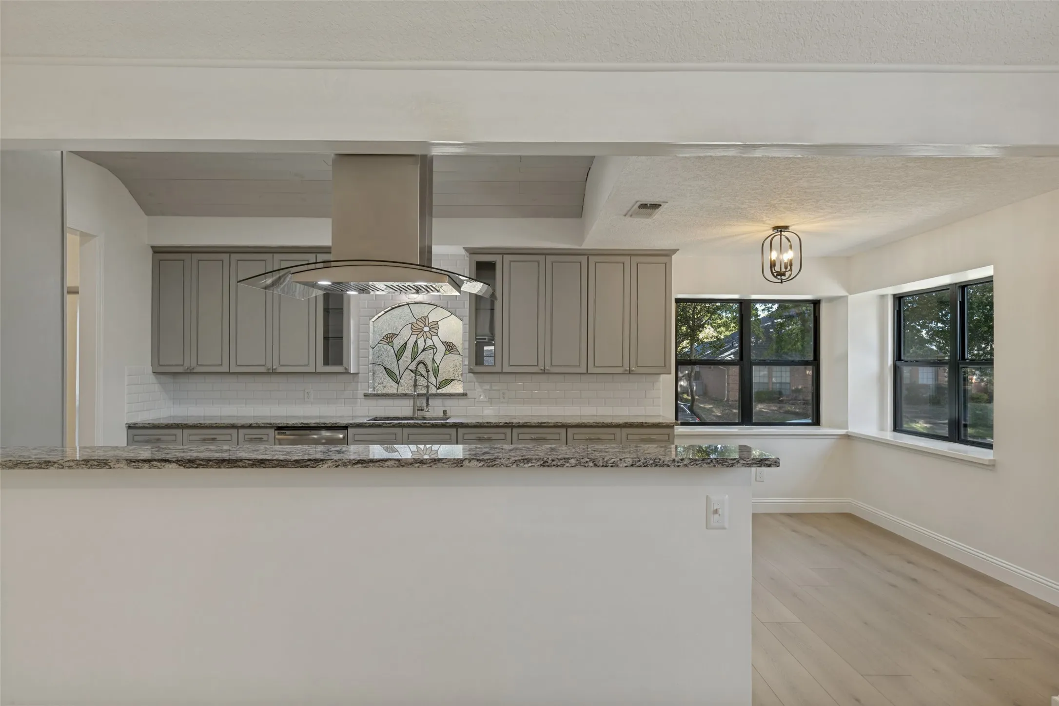 View of Kitchen looking into it from the Den or Second Living Area