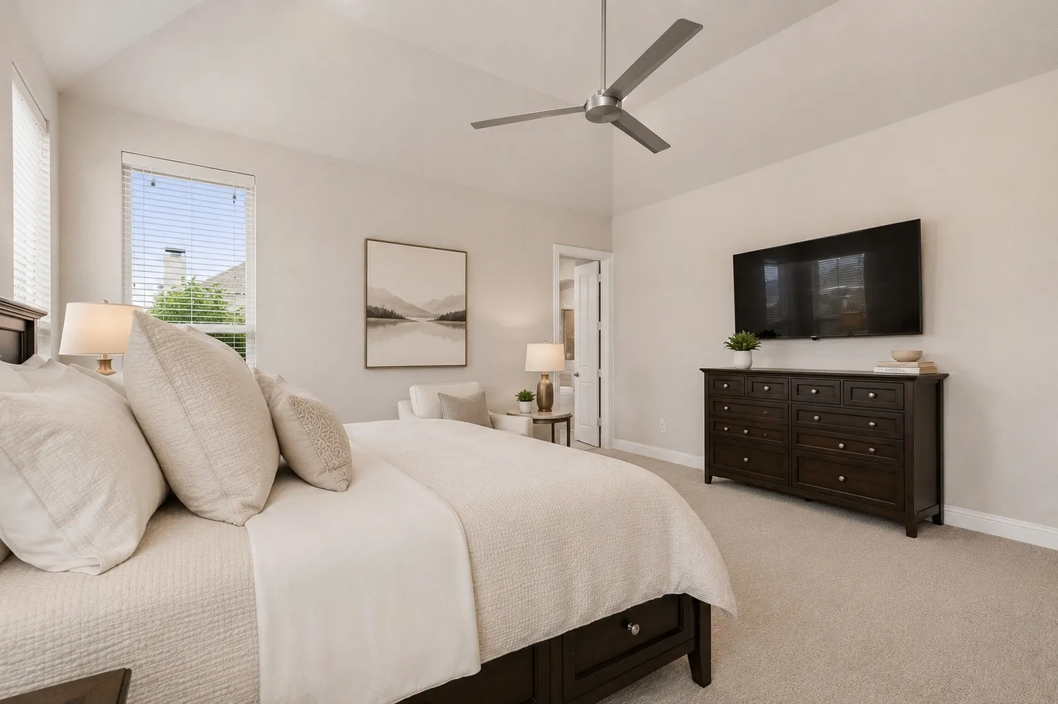 Primary Suite Offers a Serene Retreat with Spa-Inspired Ensuite Bath