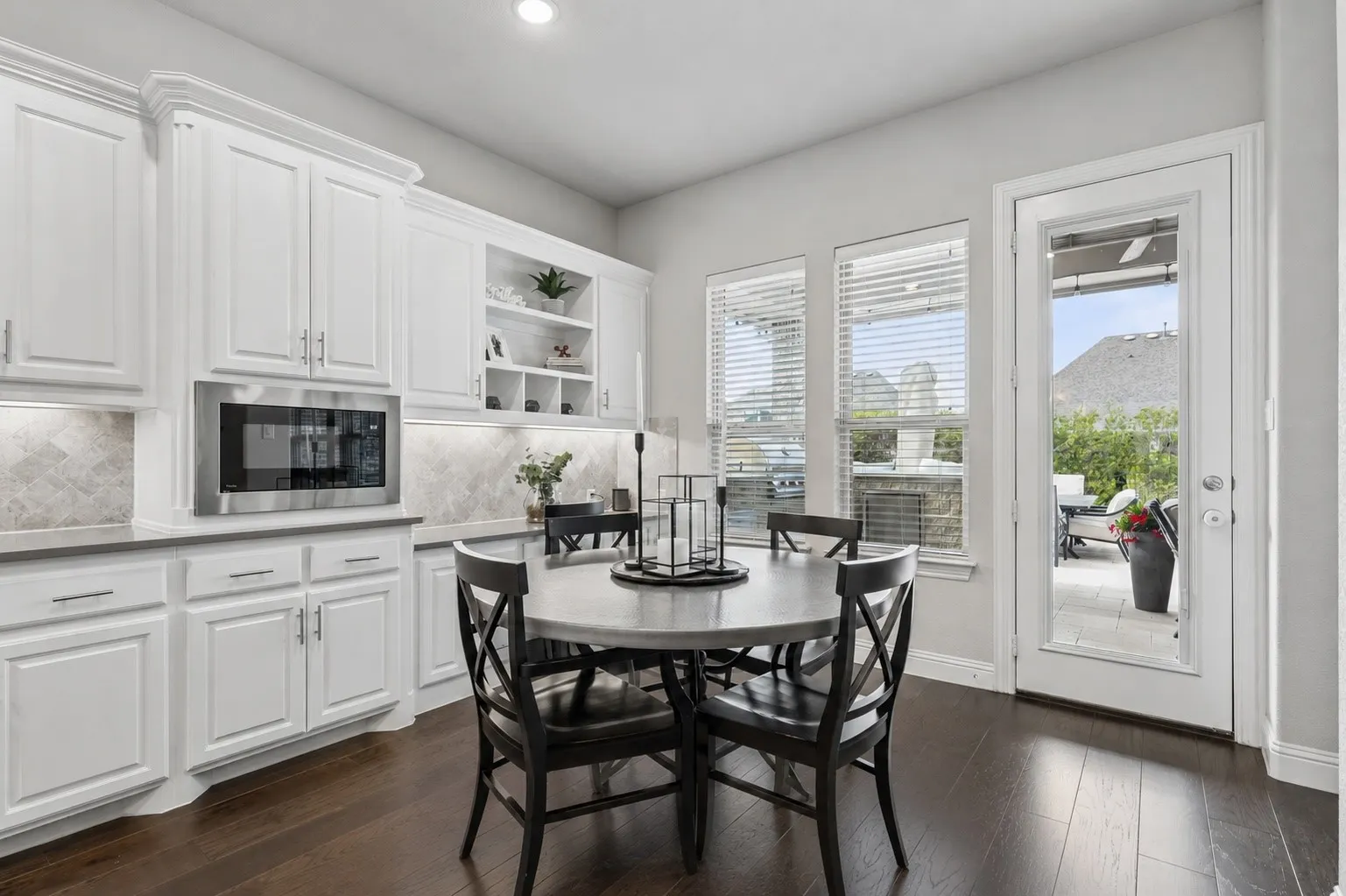 Breakfast Nook With Built-in Workspace or Buffet