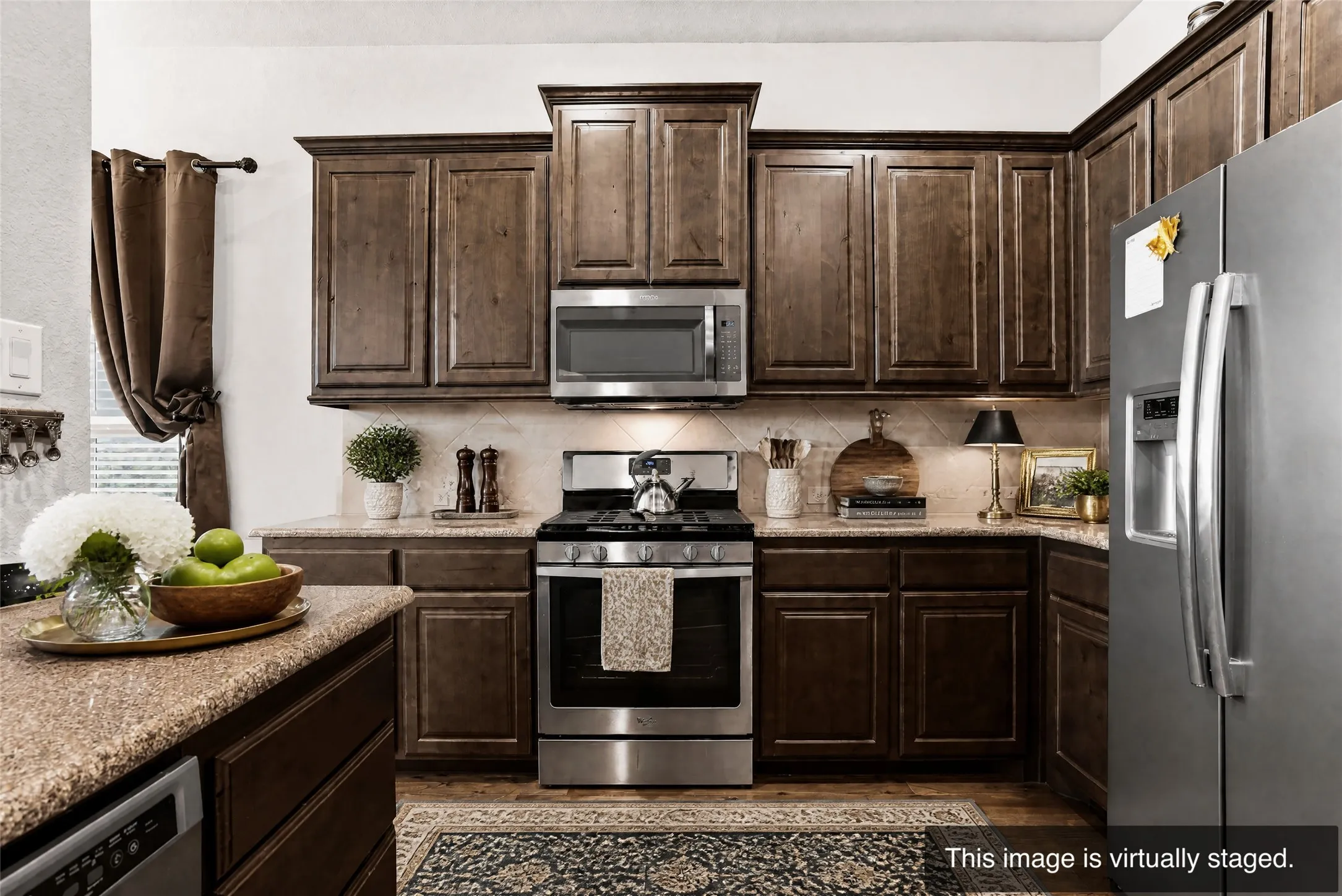 Kitchen has tons of counter space