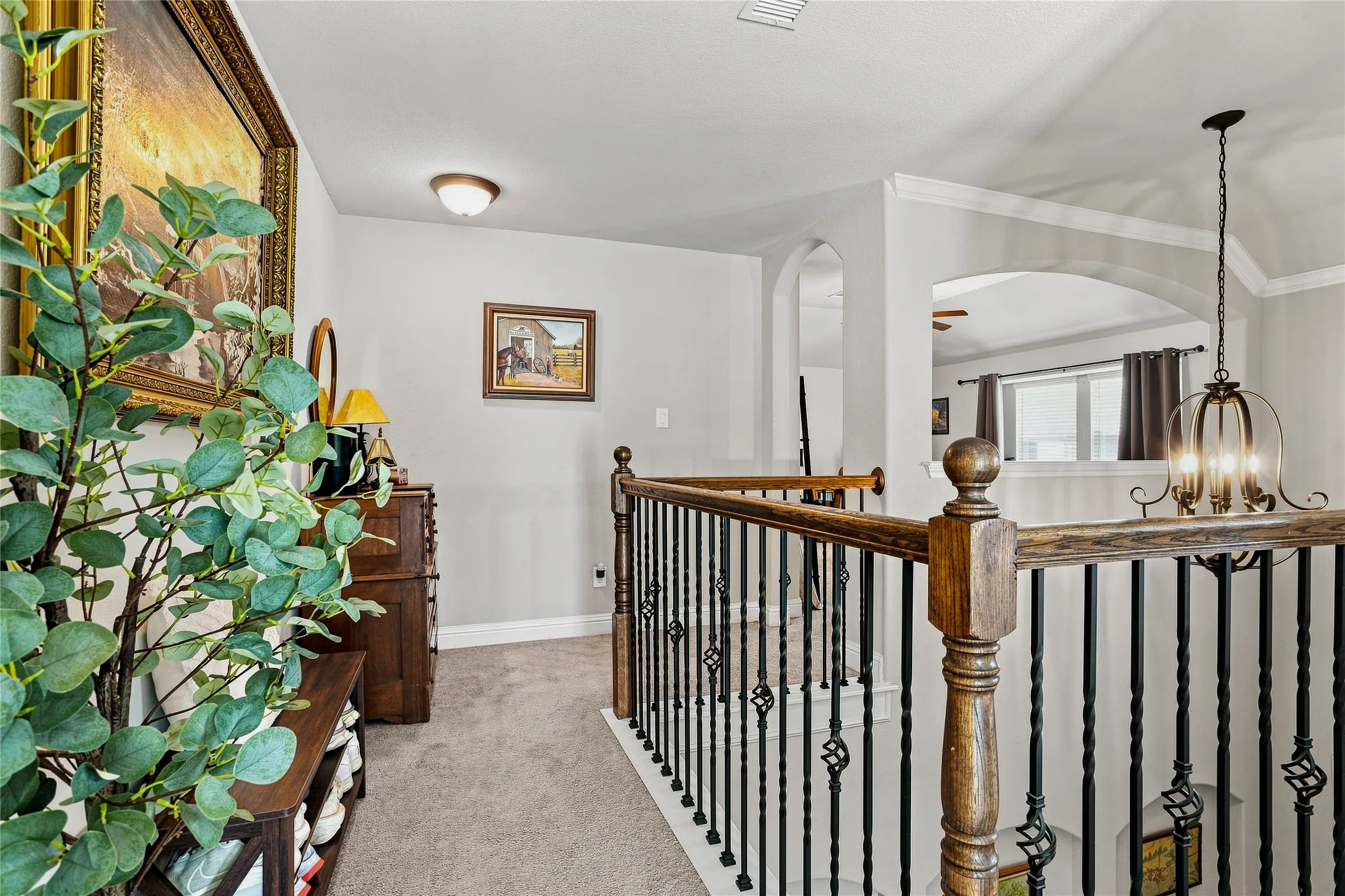 Head upstairs