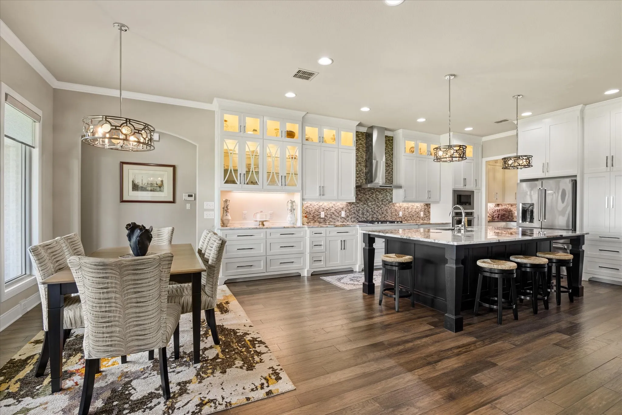 Abundant & beautiful storage solutions with generous open layout.