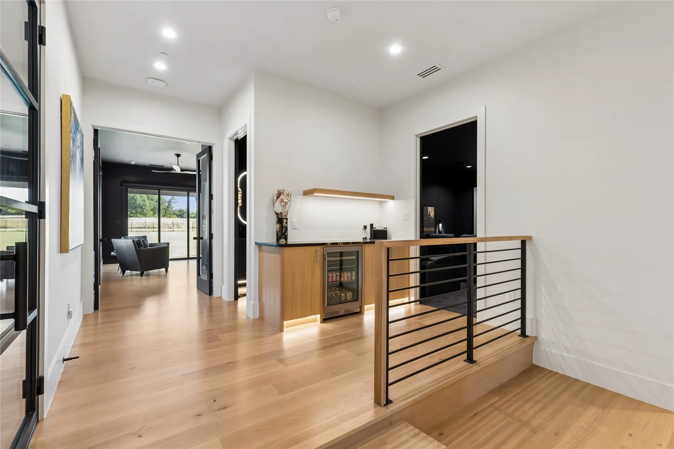 Bar/media room entryway