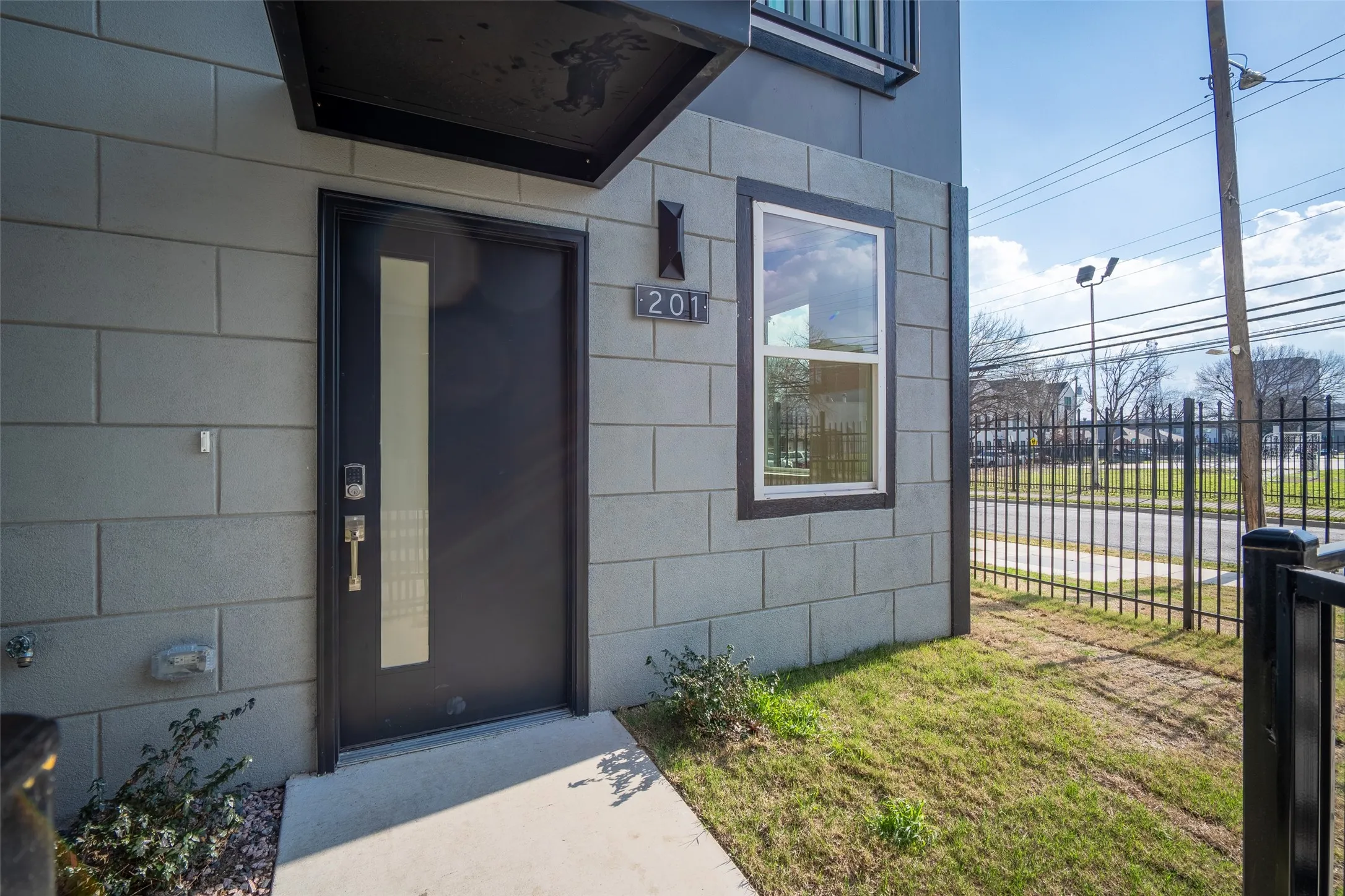 View of exterior entry