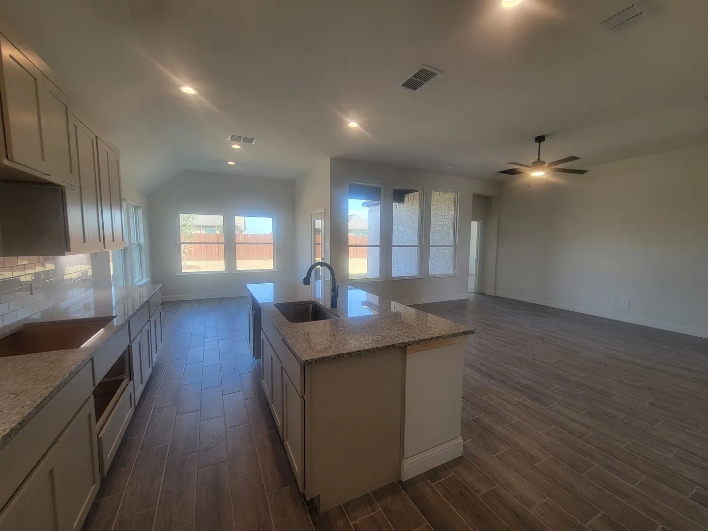 Wide open plan