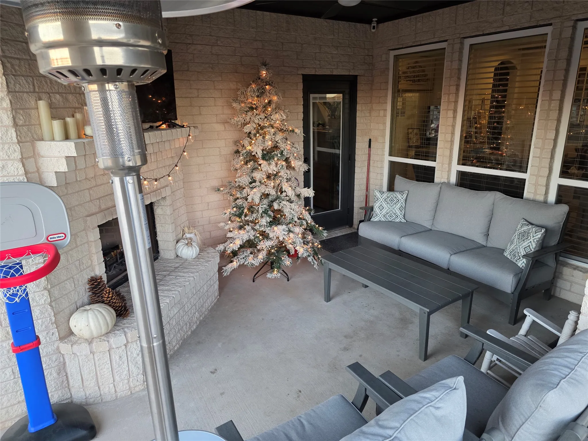 View of patio featuring an outdoor living space