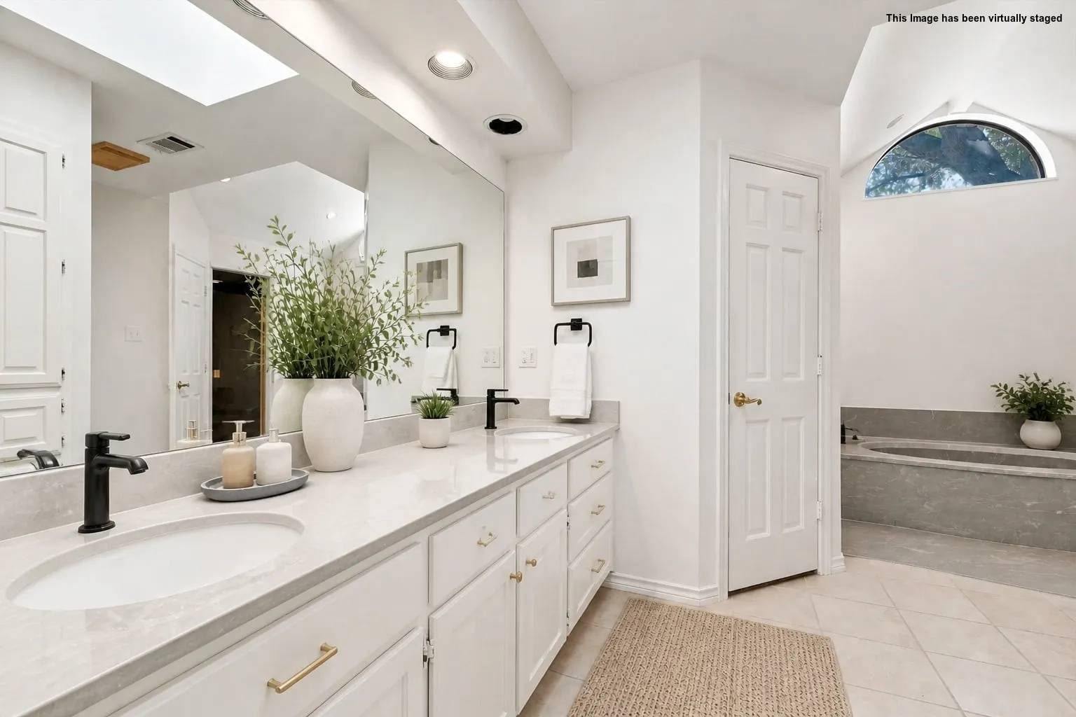Virtual update of primary bathroom