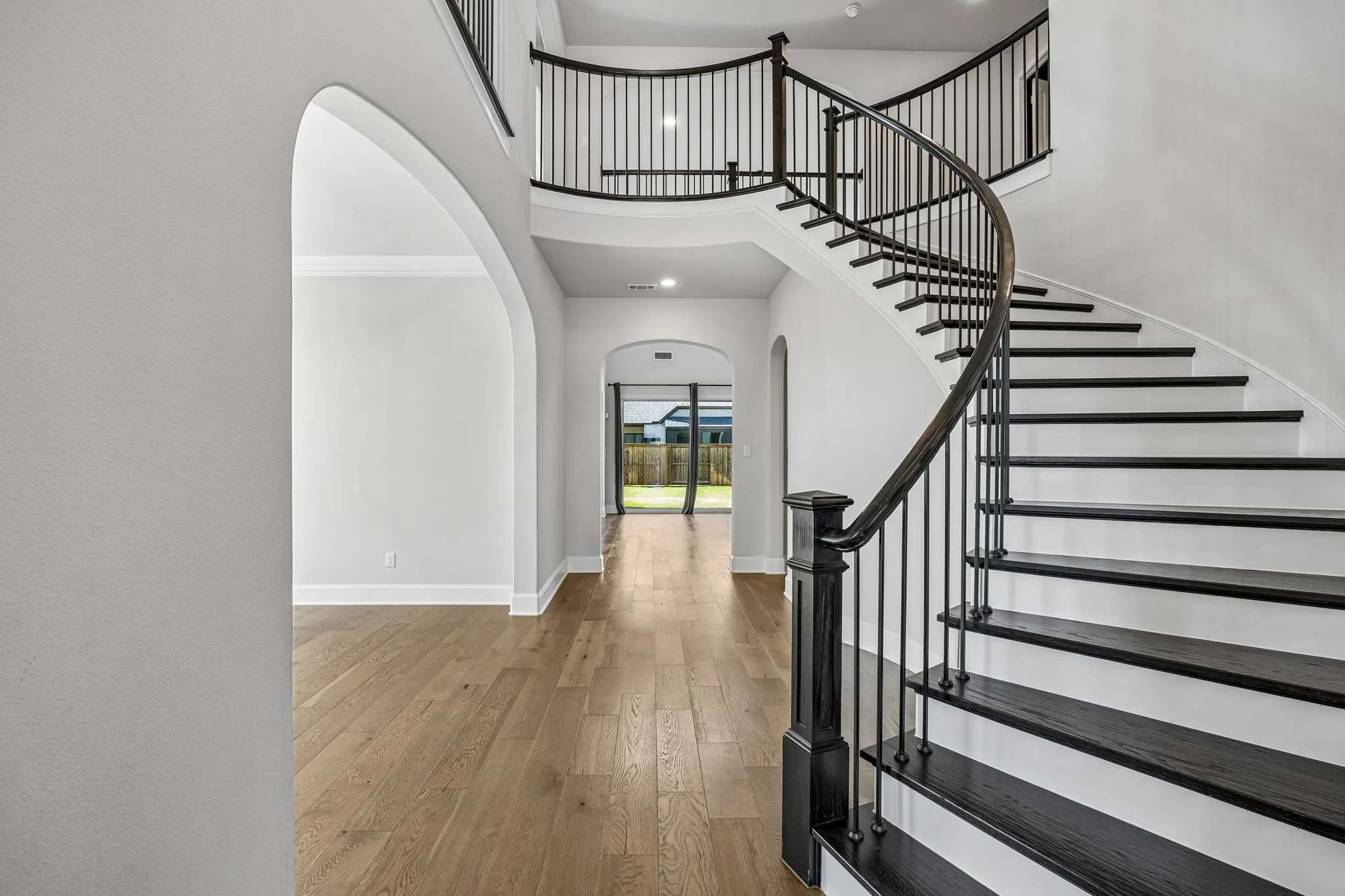 Wooden staircase