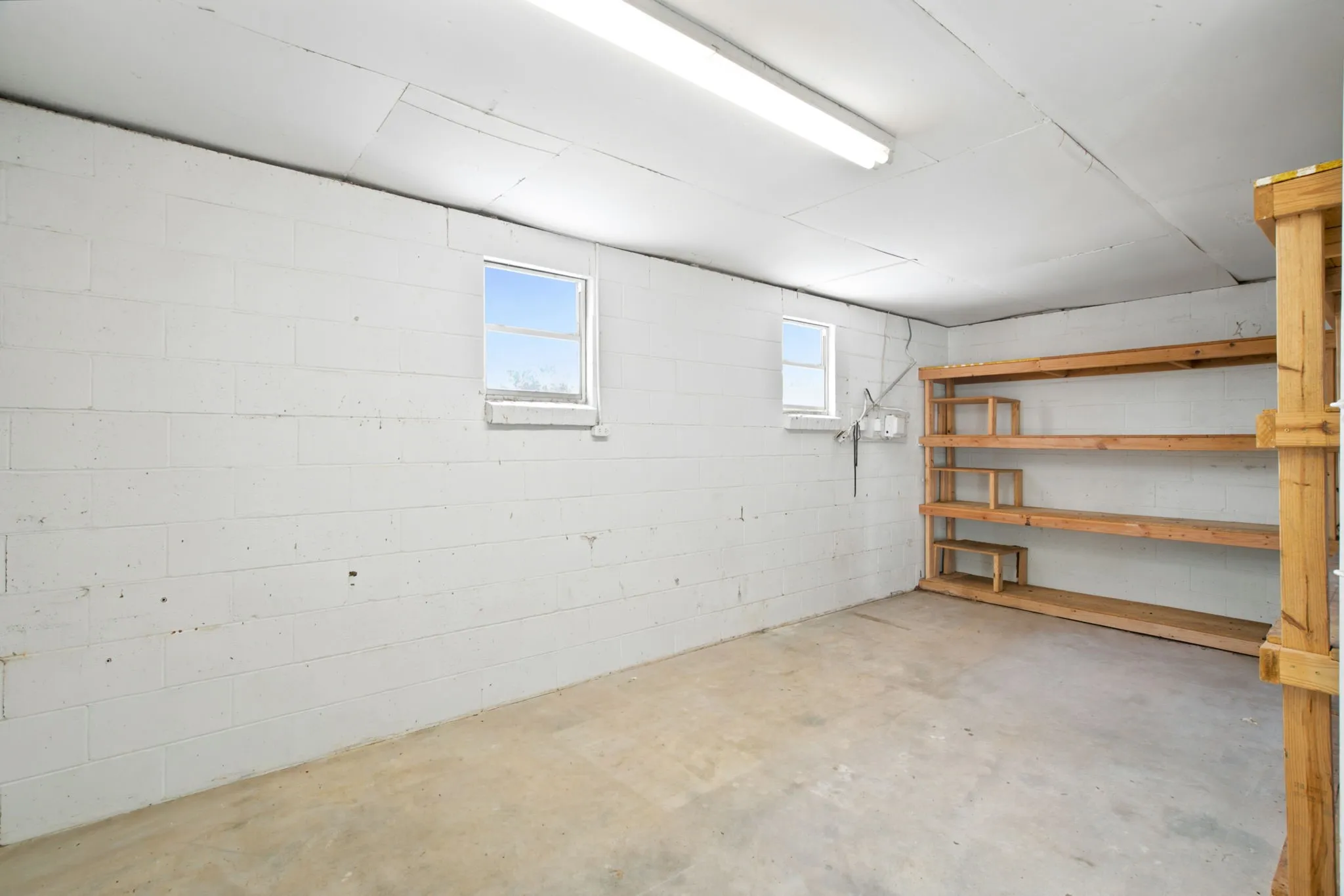 Storage area in stable