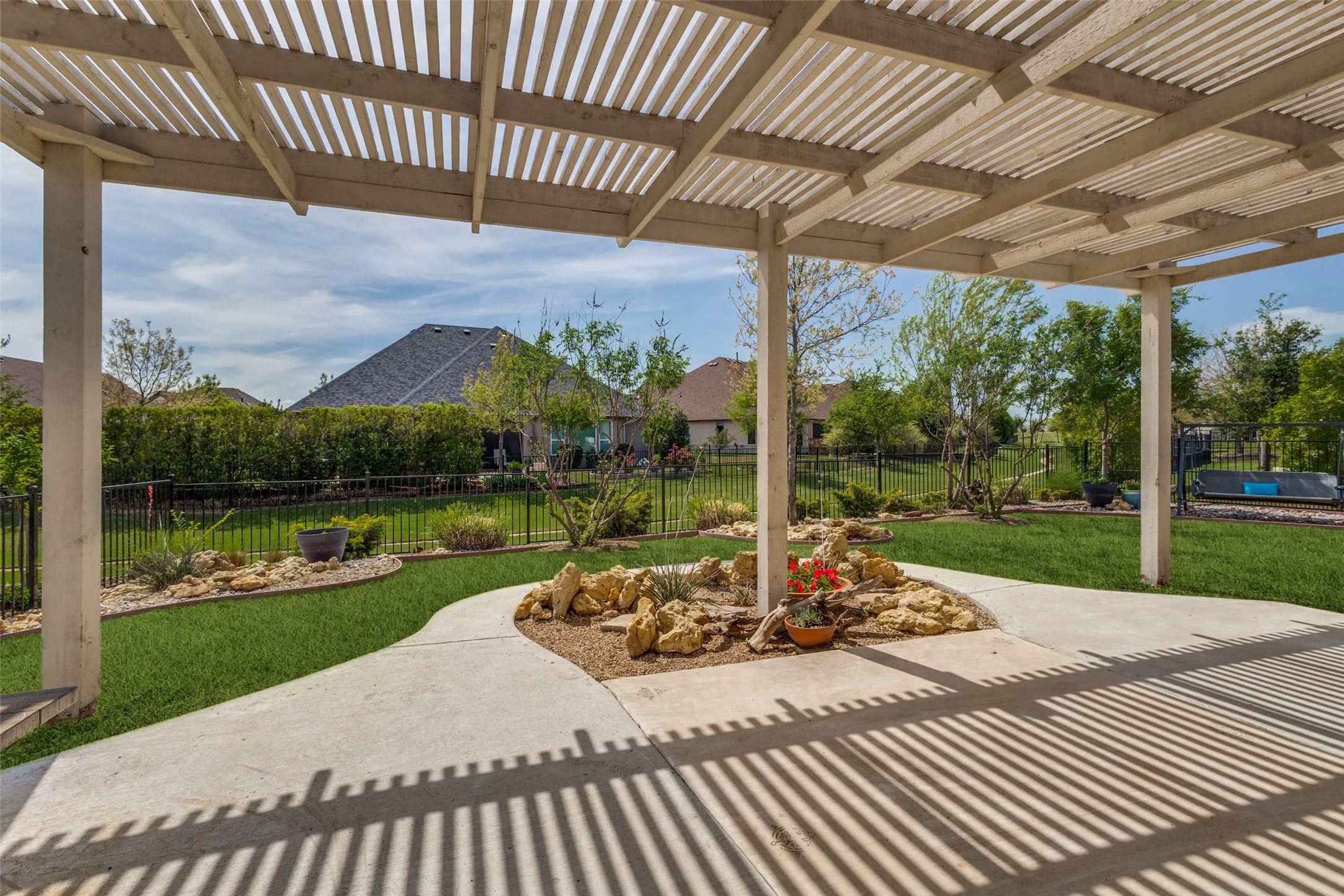 HOW DO YOU ENVISION THIS SPACE?  WATER FEATURE?, BARBECUE?