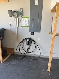 ELECTRIC VEHICLE CHARGER.  WHOLE HOUSE SURGE PROTECTION.