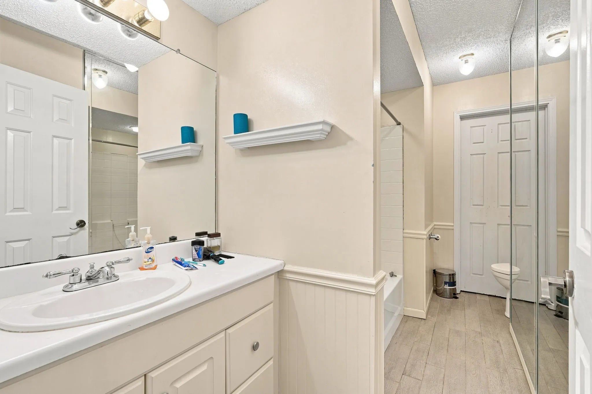 Upstairs full bath vanity