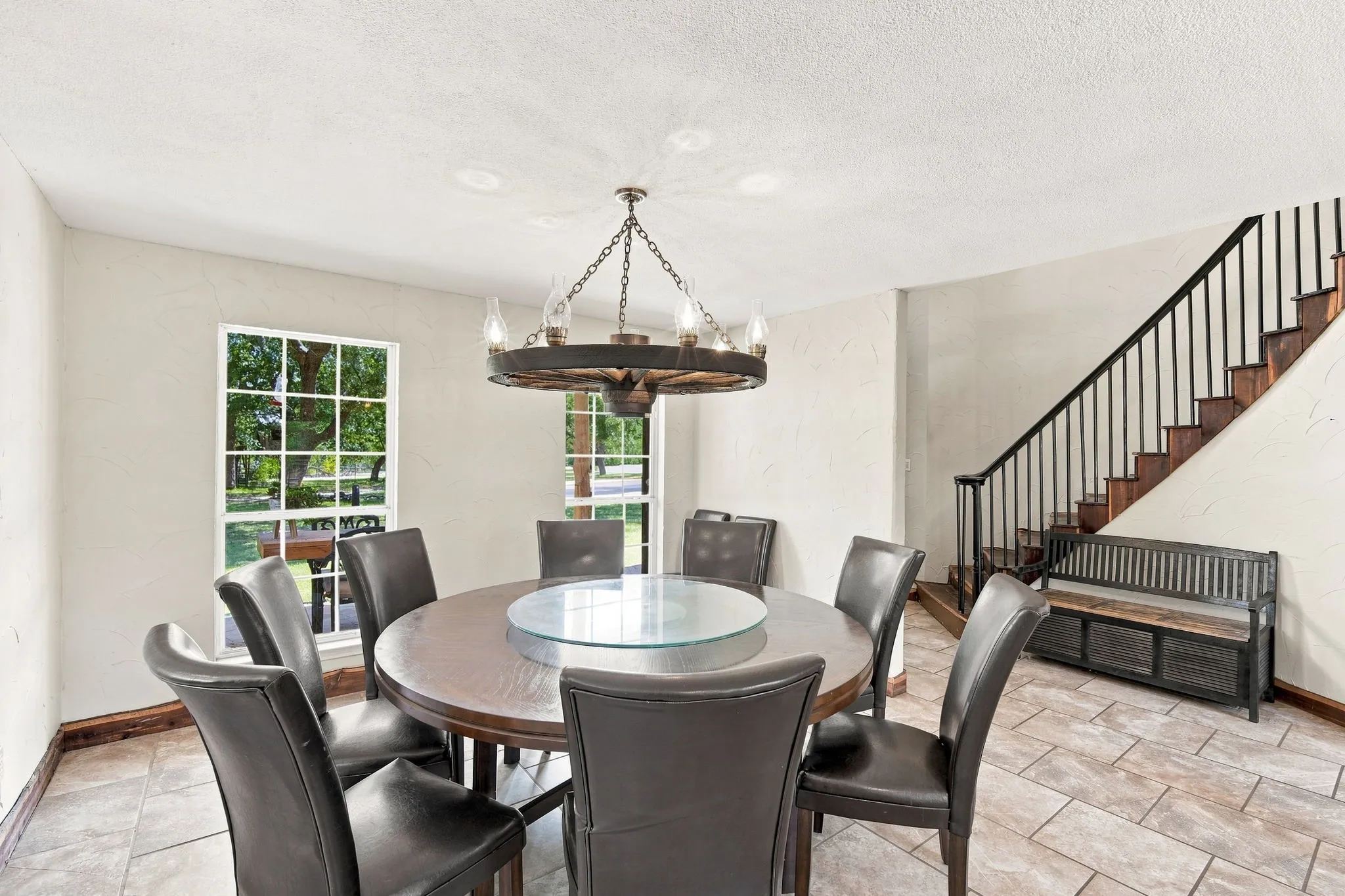 Formal dining near entry