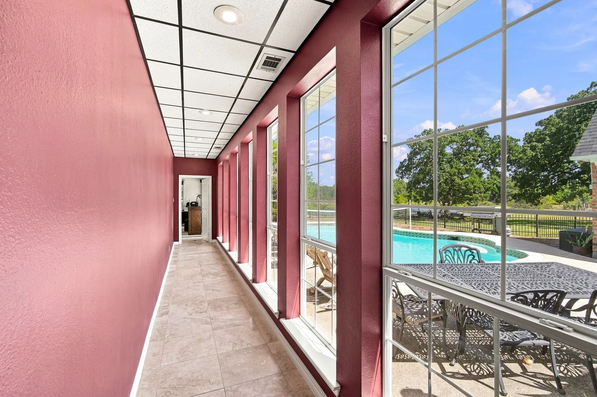 Hallway toward primary bedroom