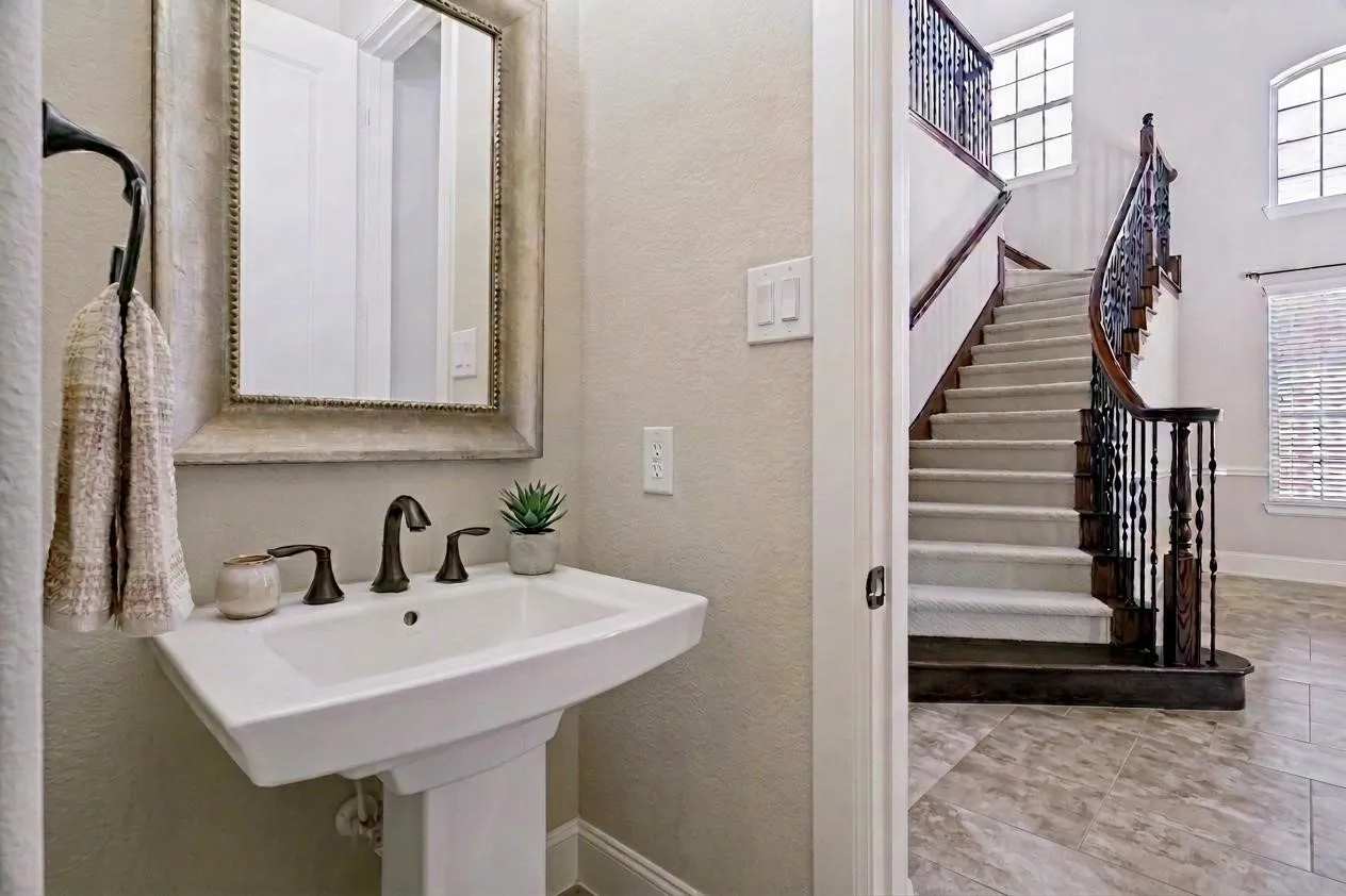 half bath on main floor