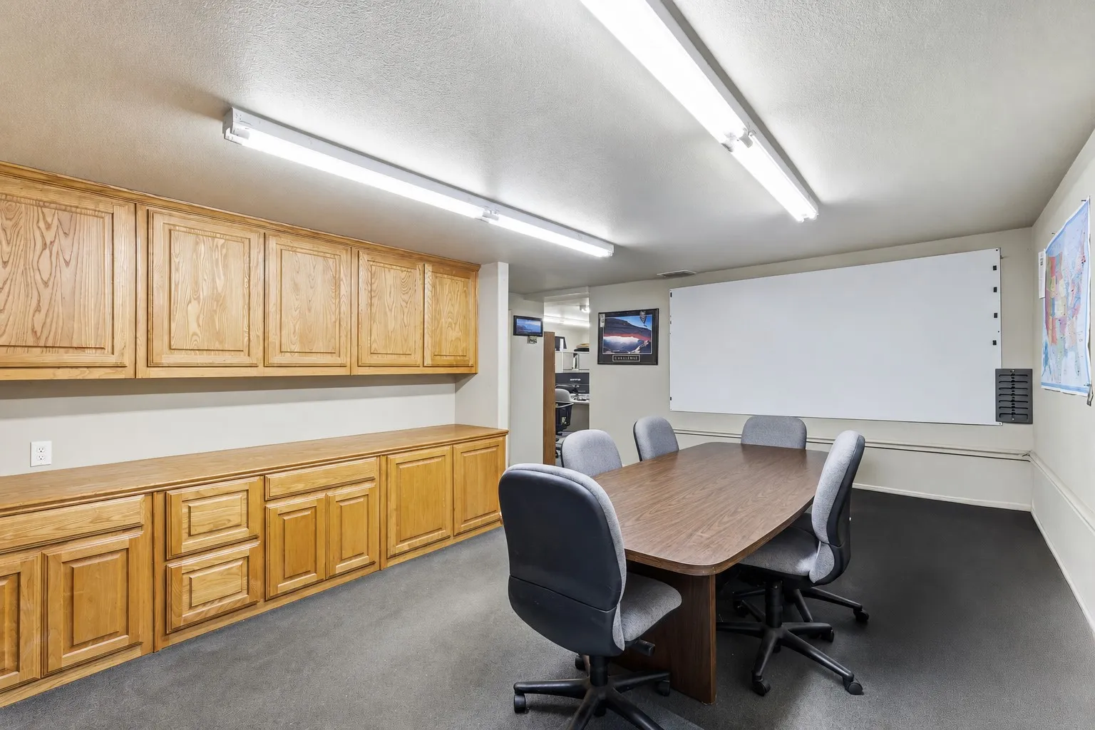 Suite of offices includes a conference room