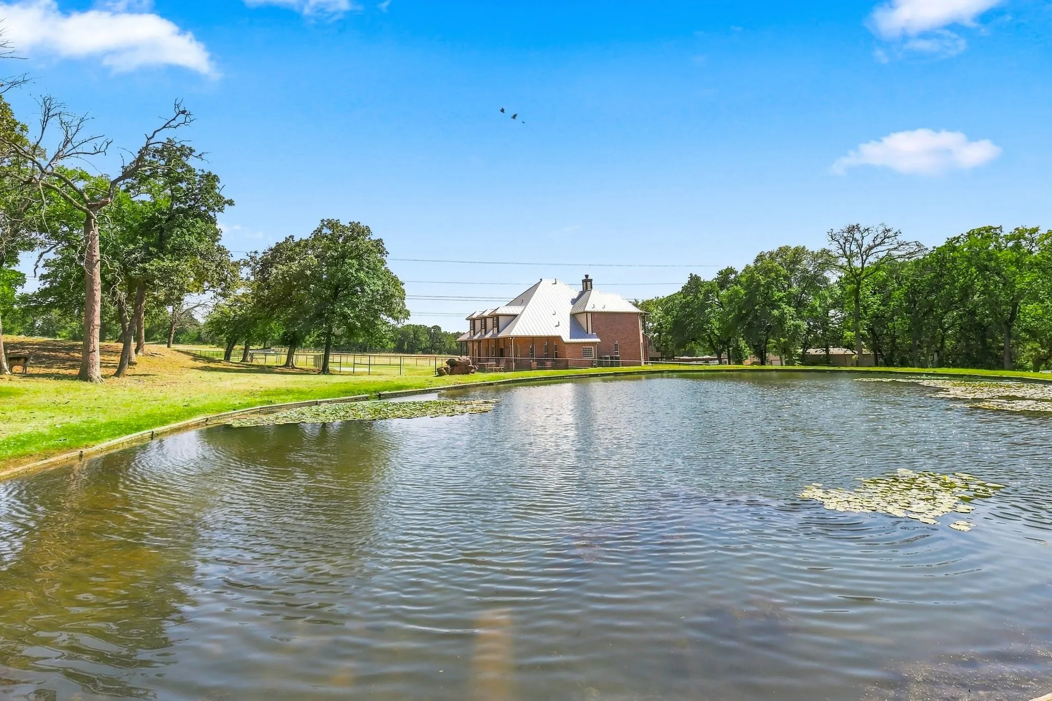 You'll love the views of this 3 quarters of an acre pond