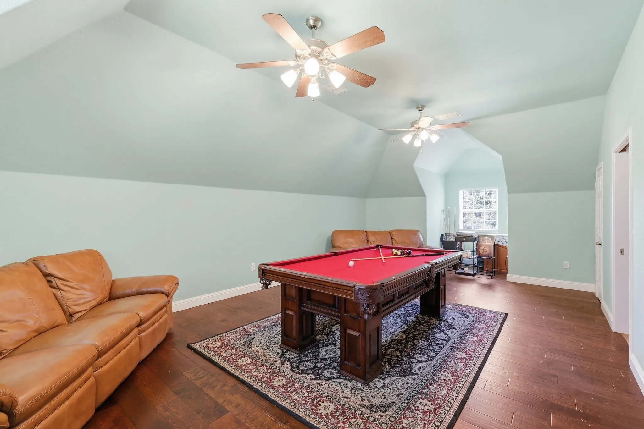 Gigantic game room with ensuite bath