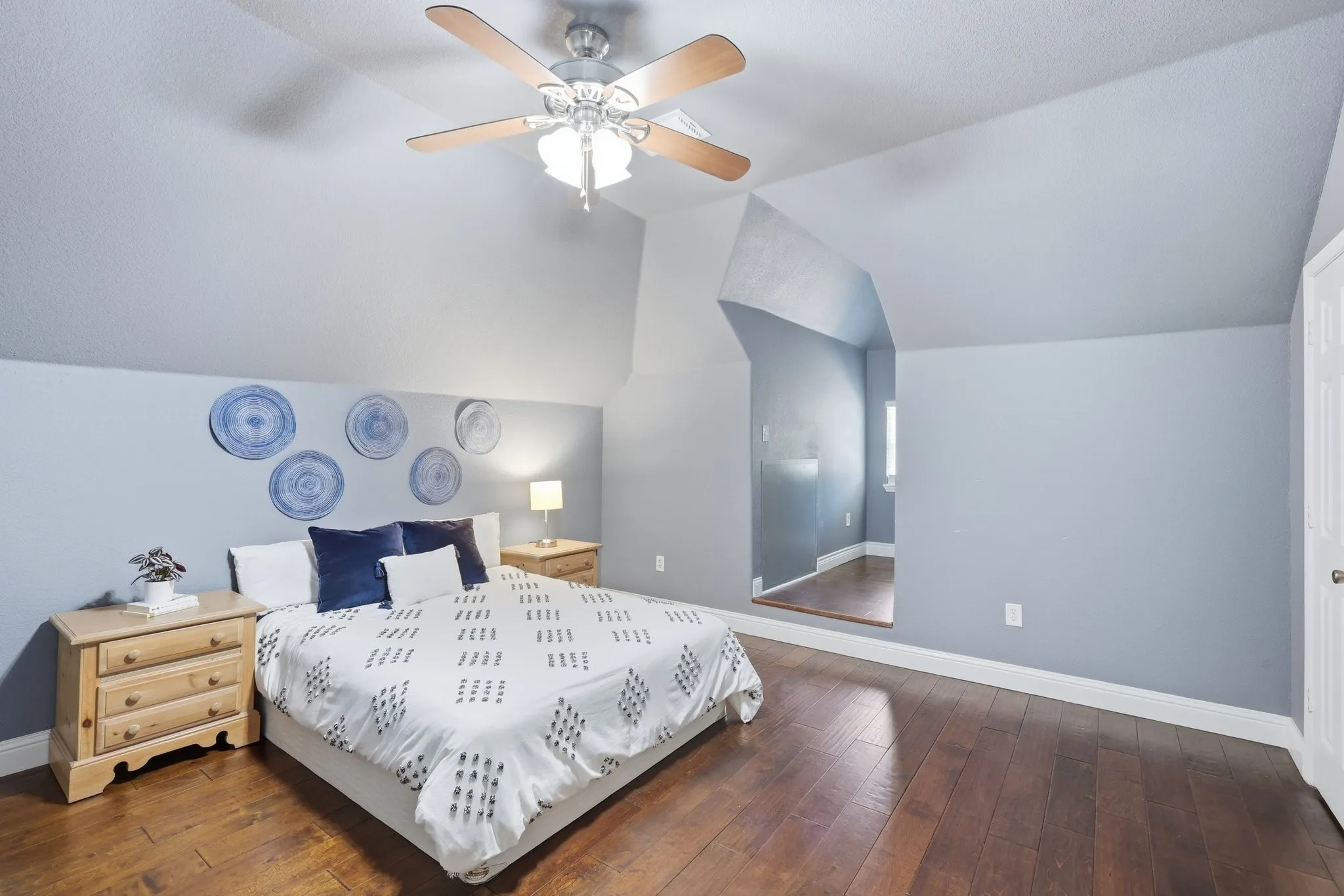 Secondary bedroom is spacious with a walk in