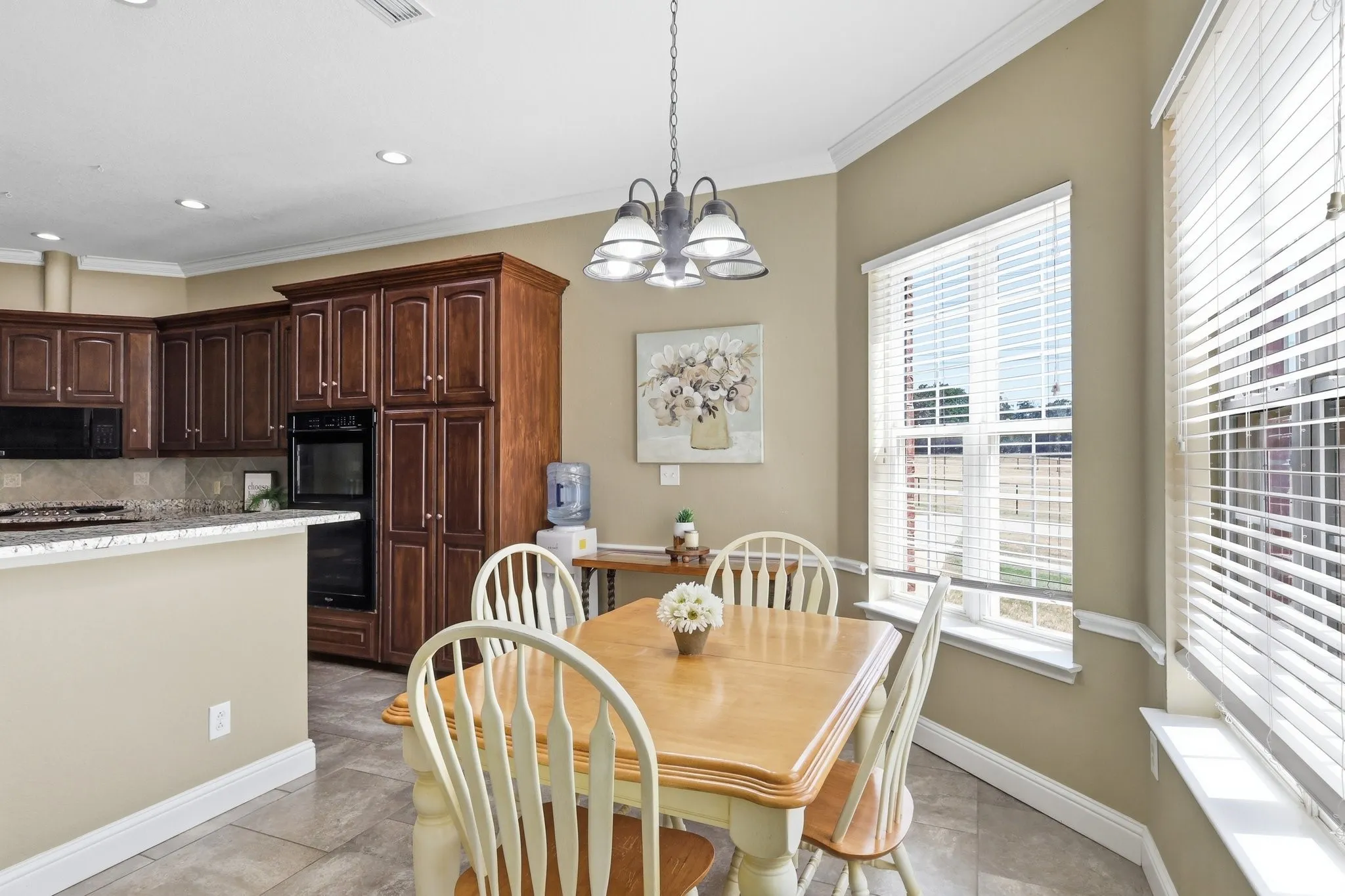 enjoy coffee in the mornings in your breakfast nook