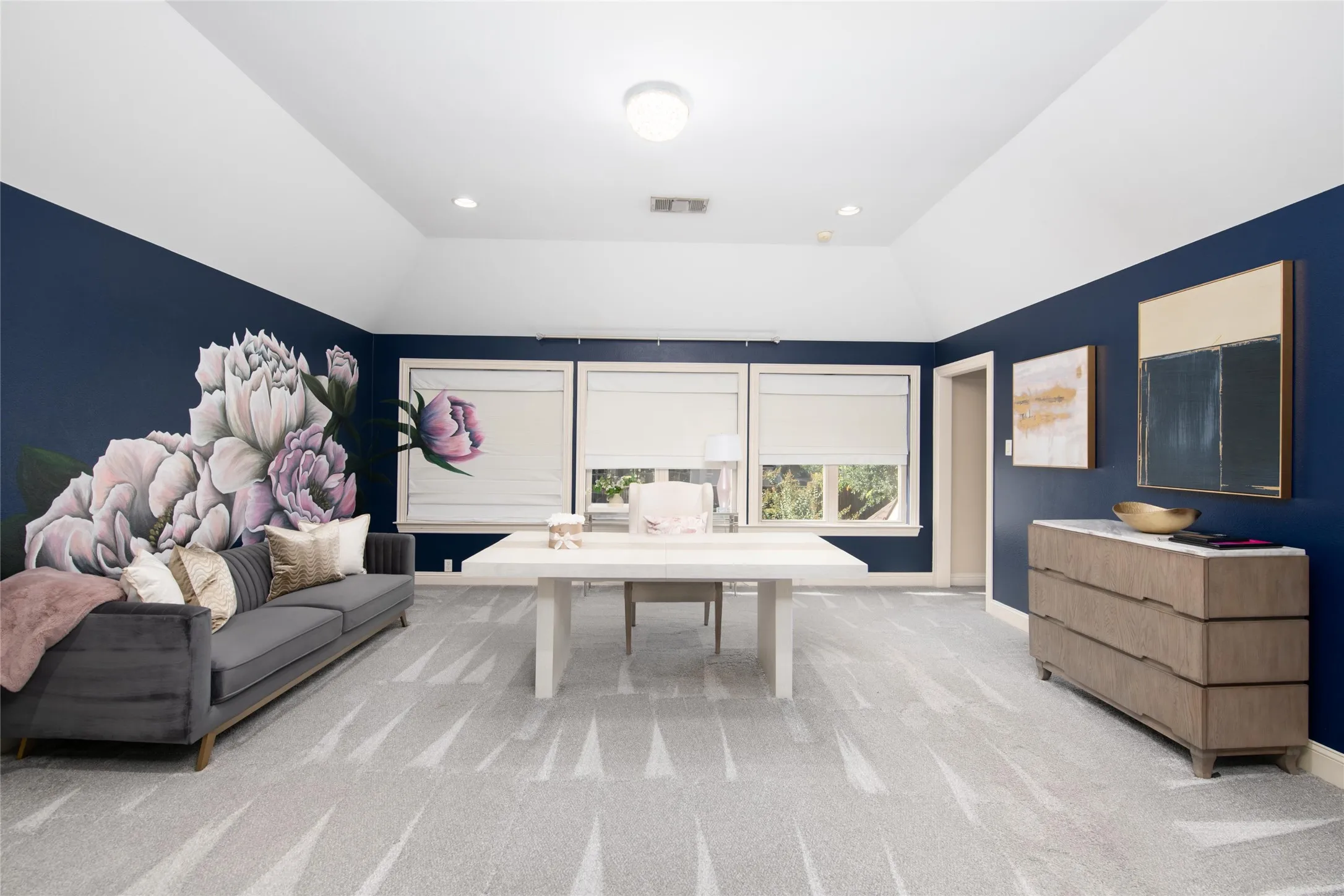 The oversized upstairs game room delivers exceptional bonus space for recreation, entertaining or relaxing with family and friends.