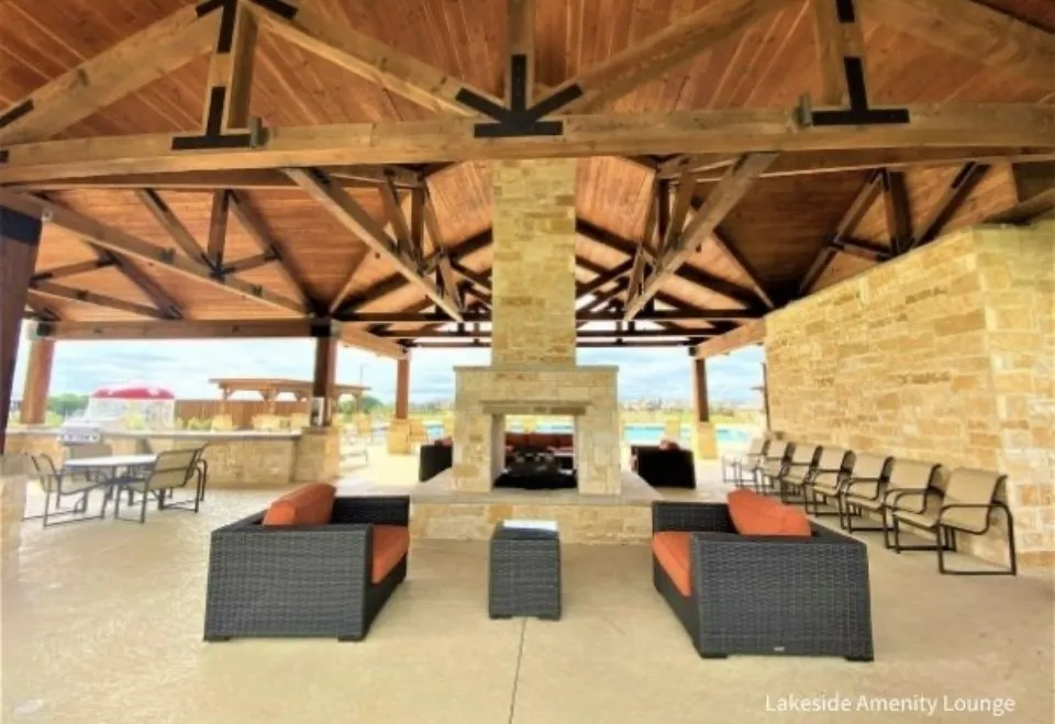 Community gathering area. Also a gym, clubhouse, playgrounds, splashpad, playgrounds and neighborhood school!