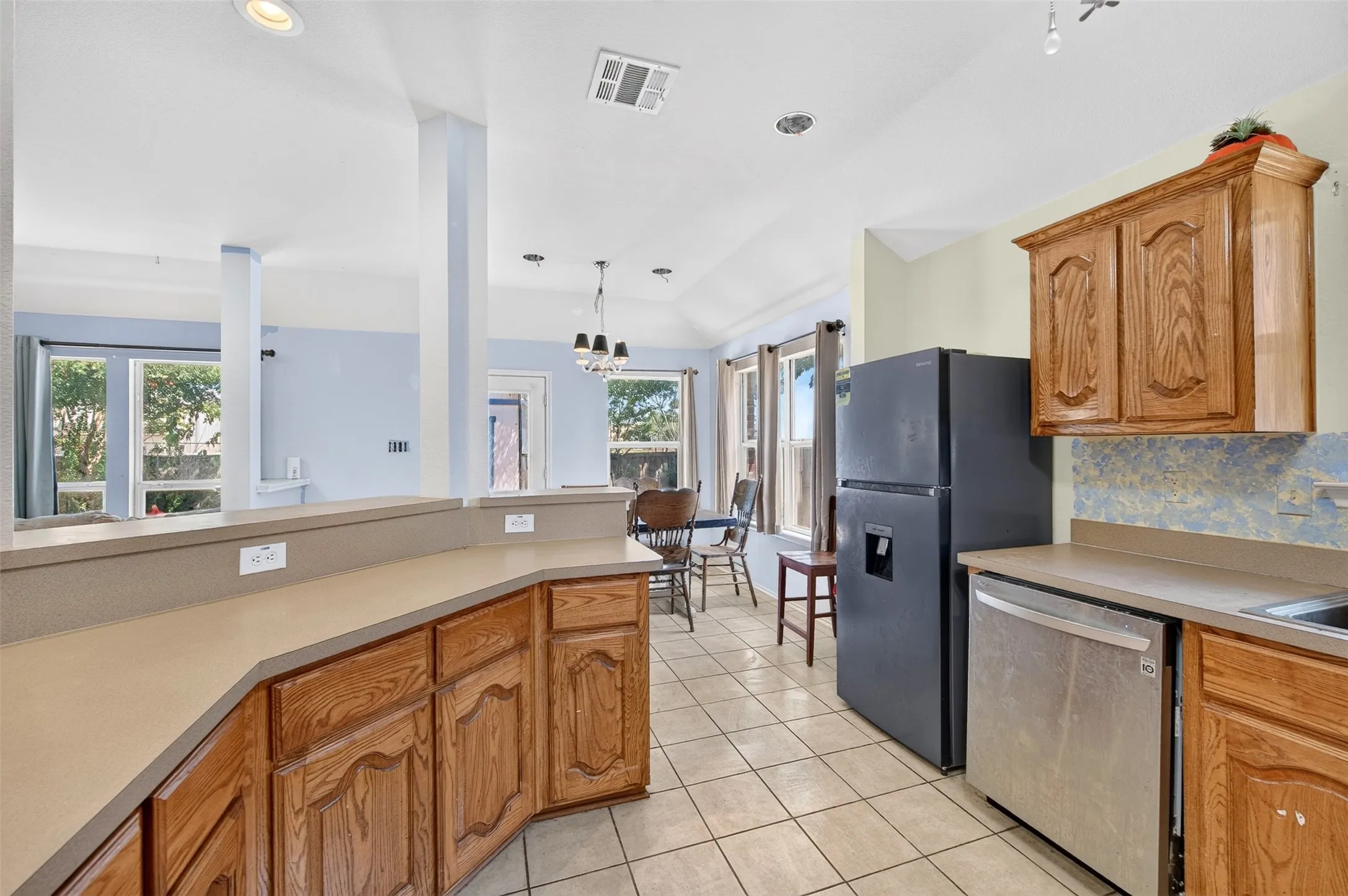 Another view of the Kitchen to the Dining Room