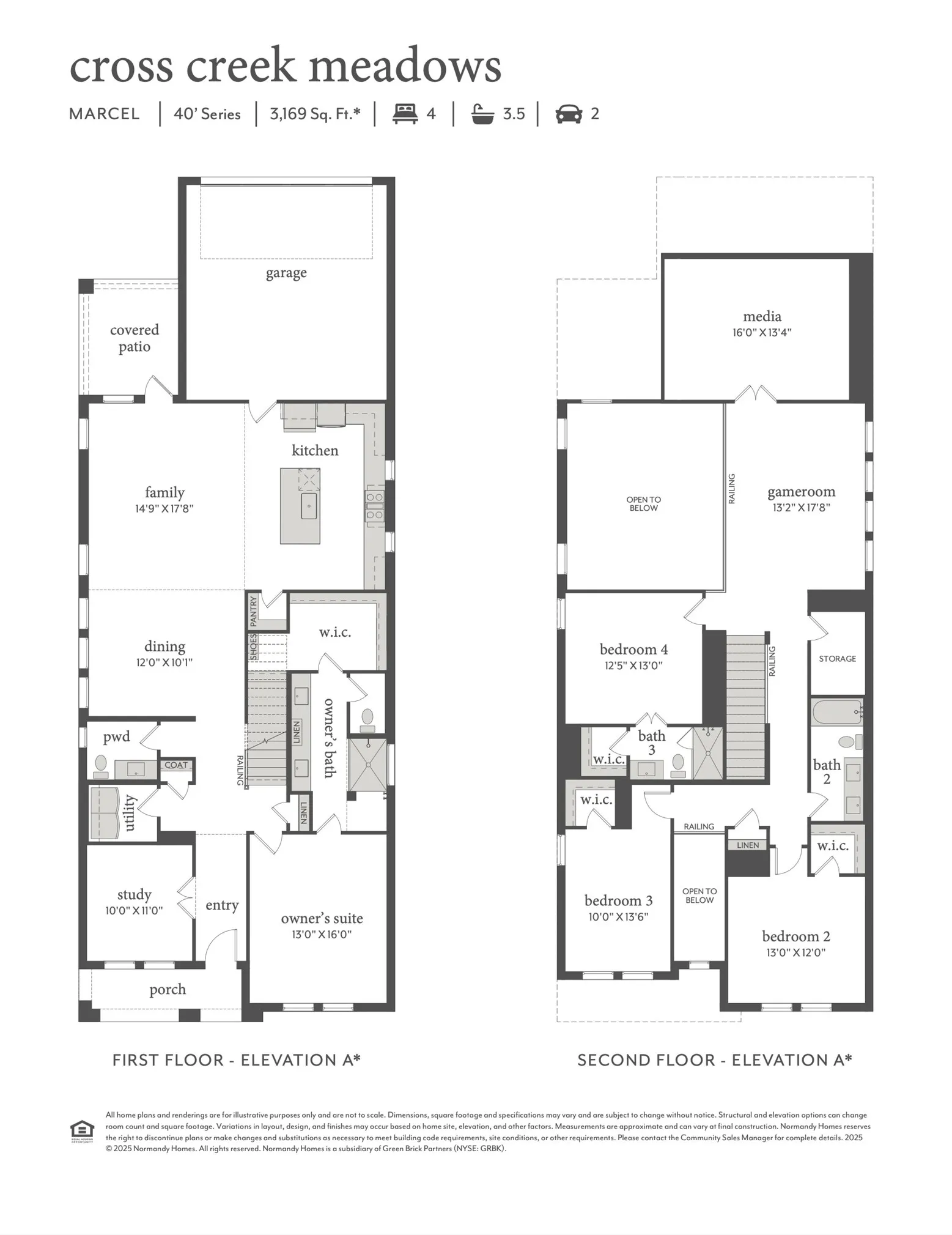 Featuring a dreamy main floor owner's suite, open concept living-dining-kitchen and spacious secondary bedrooms, our new Marcel floor plan is a dream come true!