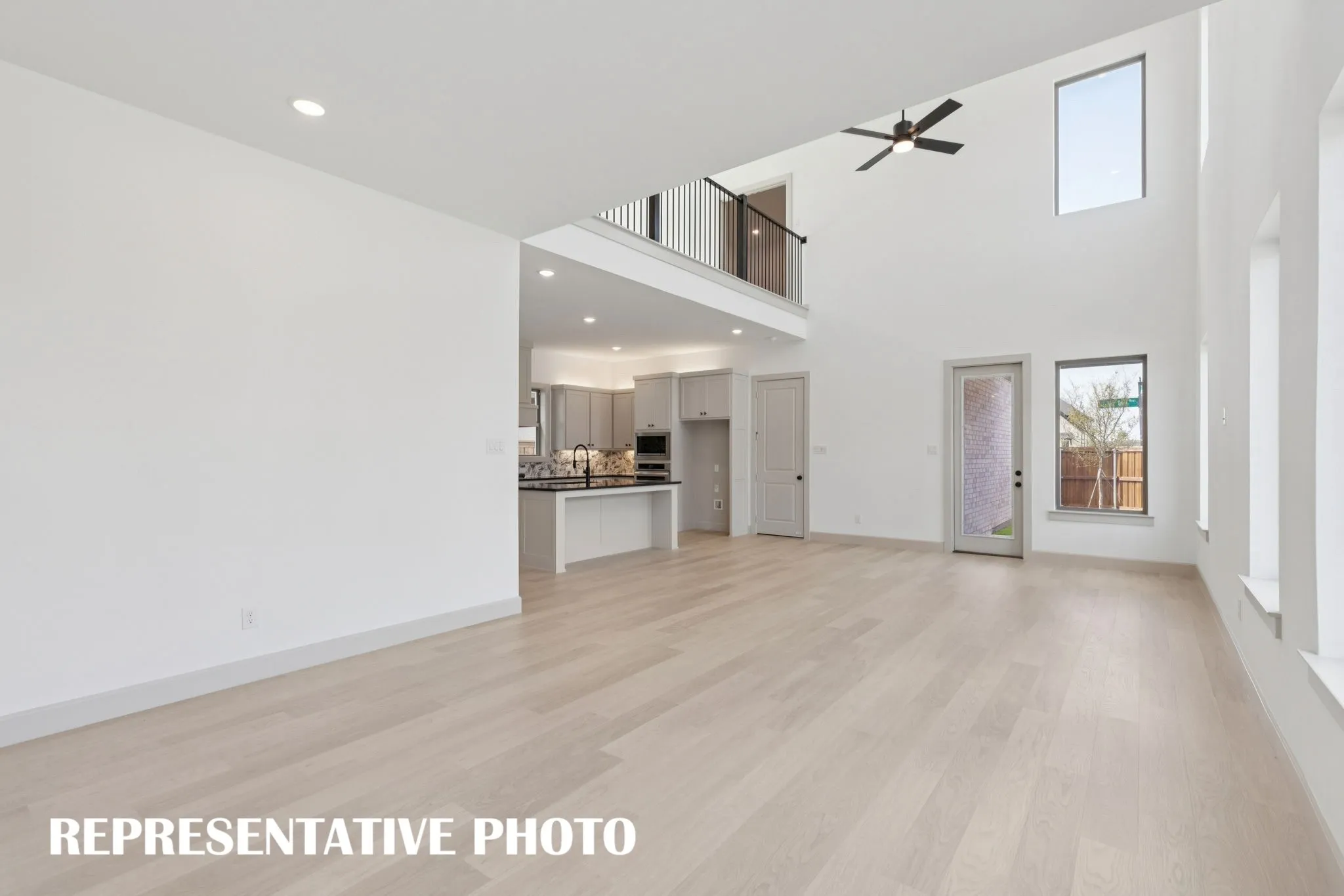 The entire family will love the open and flowing spaces in our Marcel plan!  REPRESENTATIVE PHOTO