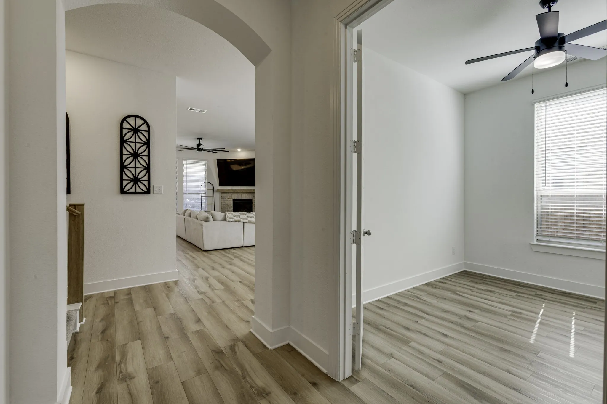 As you enter the home there is an office with frech doors on your right.