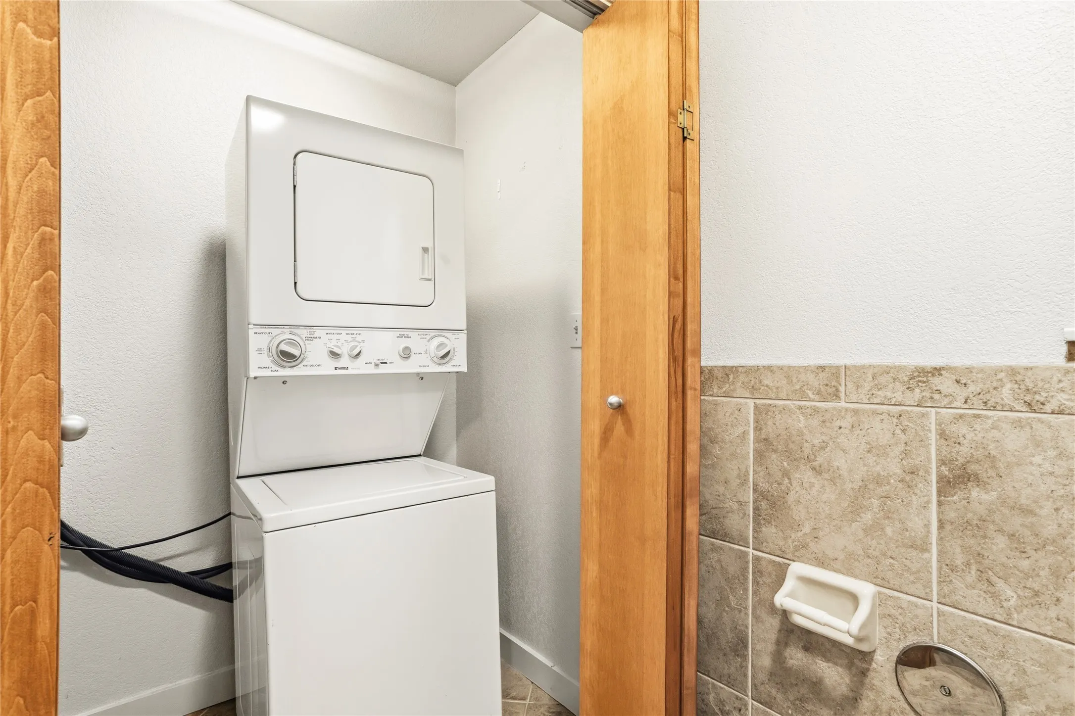Washer/Dryer in bathroom area