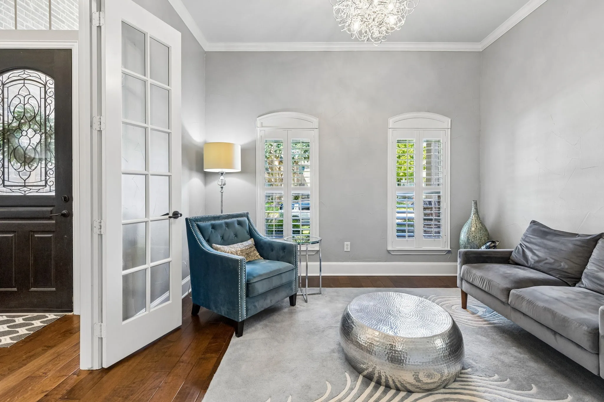 First floor office or living room