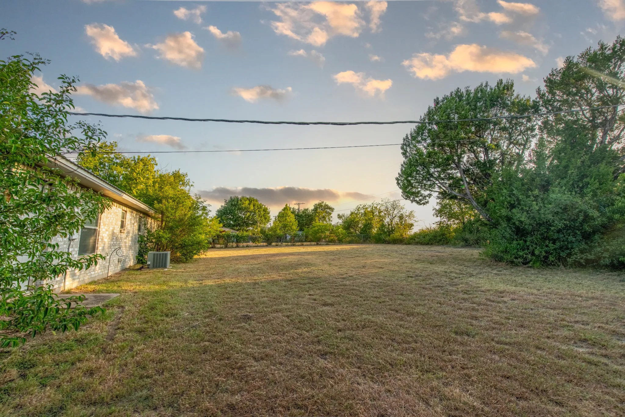 Spacious Back Yard