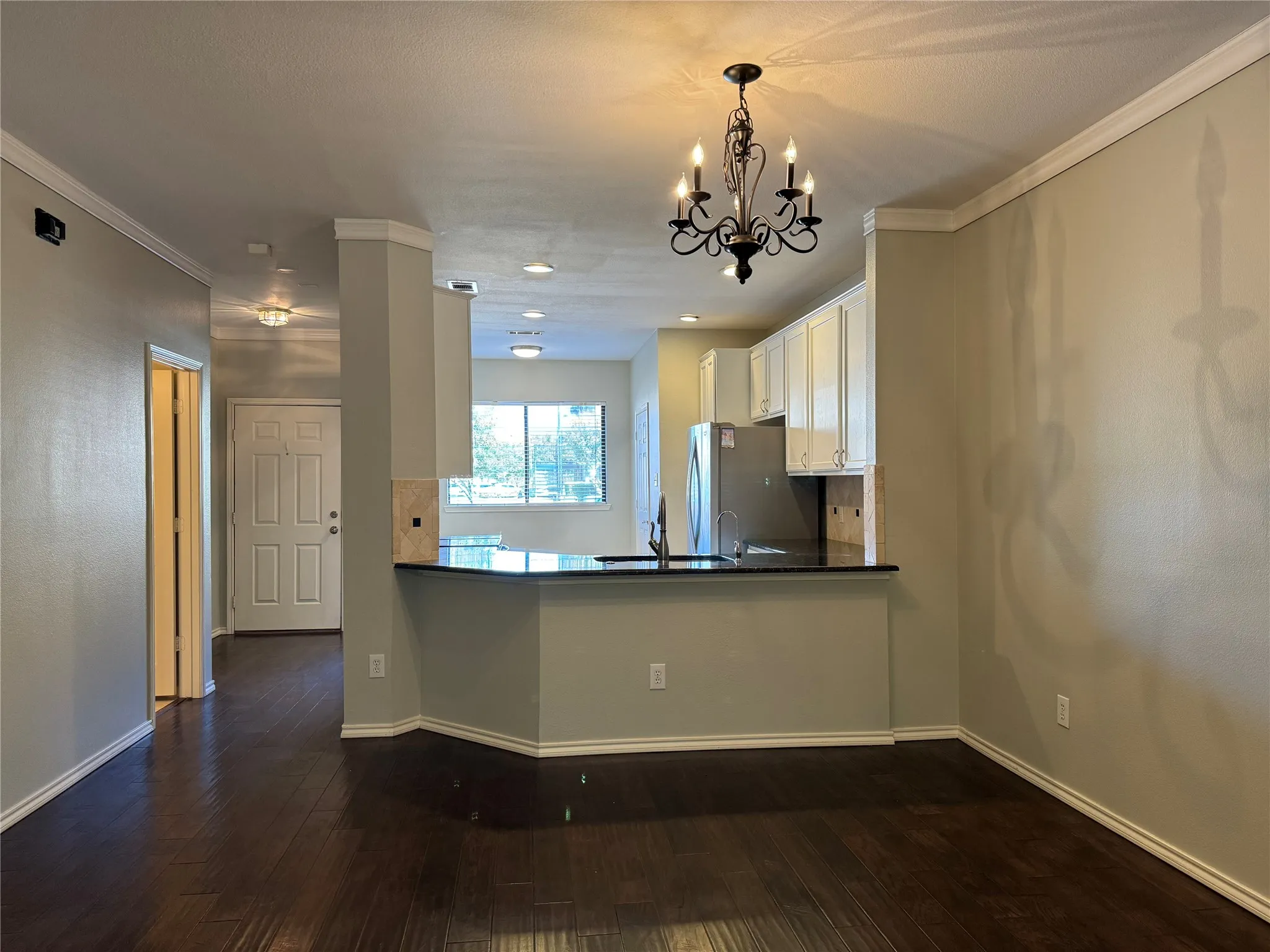 Living, Dining to Kitchen