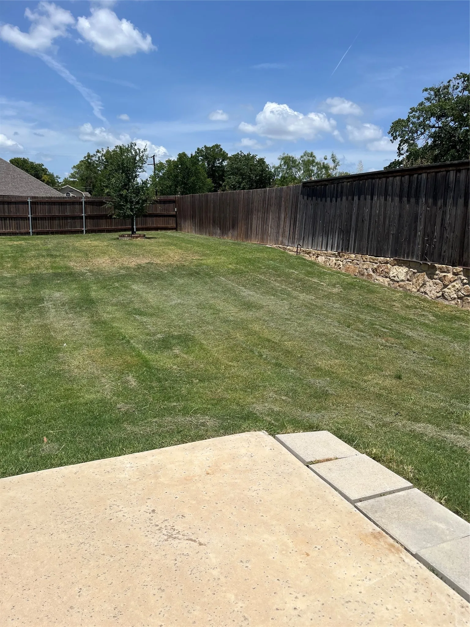 FENCED VERY NICE SIZED YARD