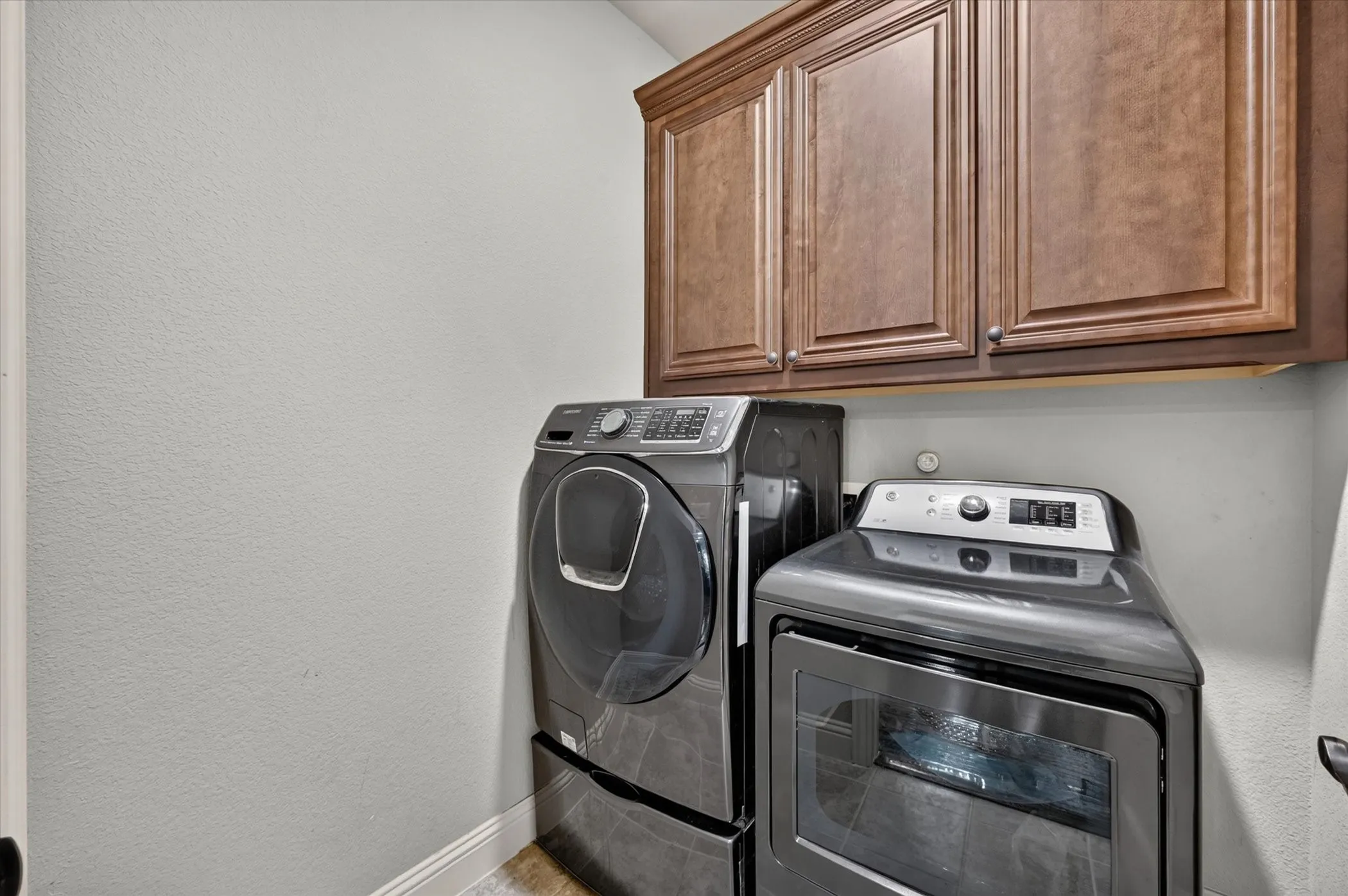 Built-in cabinetry with crown molding
