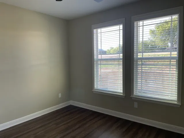 windows with blinds