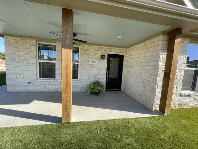 Large covered front porch