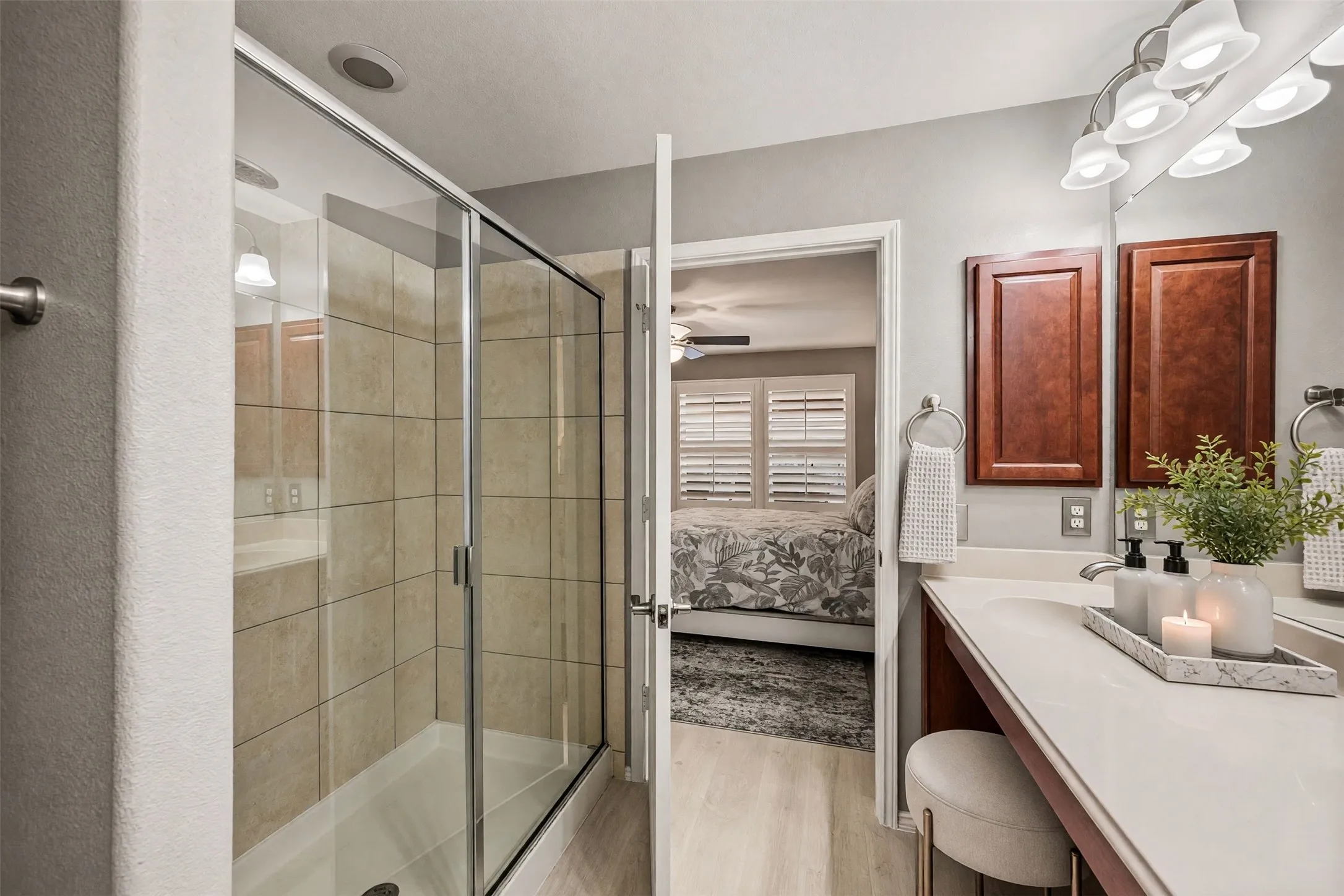 Large shower