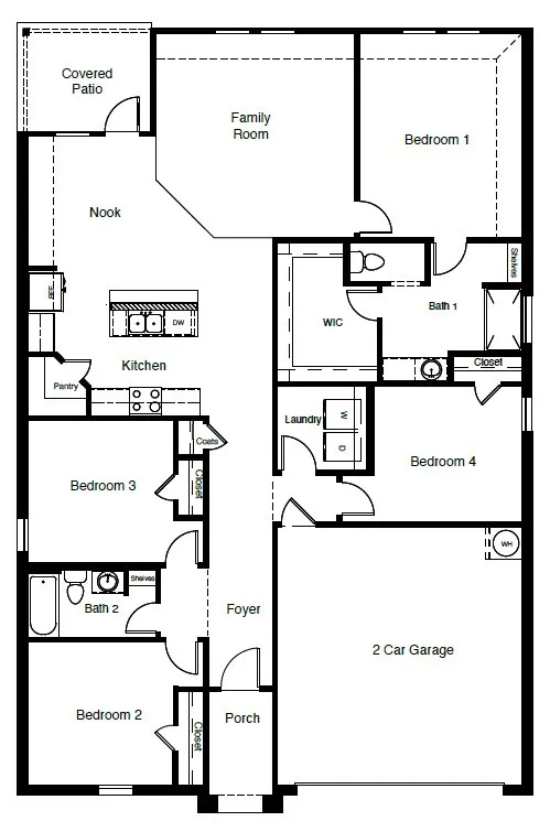 D.R. Horton's  Texas Cali floorplan - All Home and community information, including pricing, included features, terms, availability and amenities, are subject to change at any time without notice or obligation. All Drawings, pictures, photographs, video, square footages, floor plans, elevations, features, colors and sizes are approximate for illustration purposes only and will vary from the homes as built.
