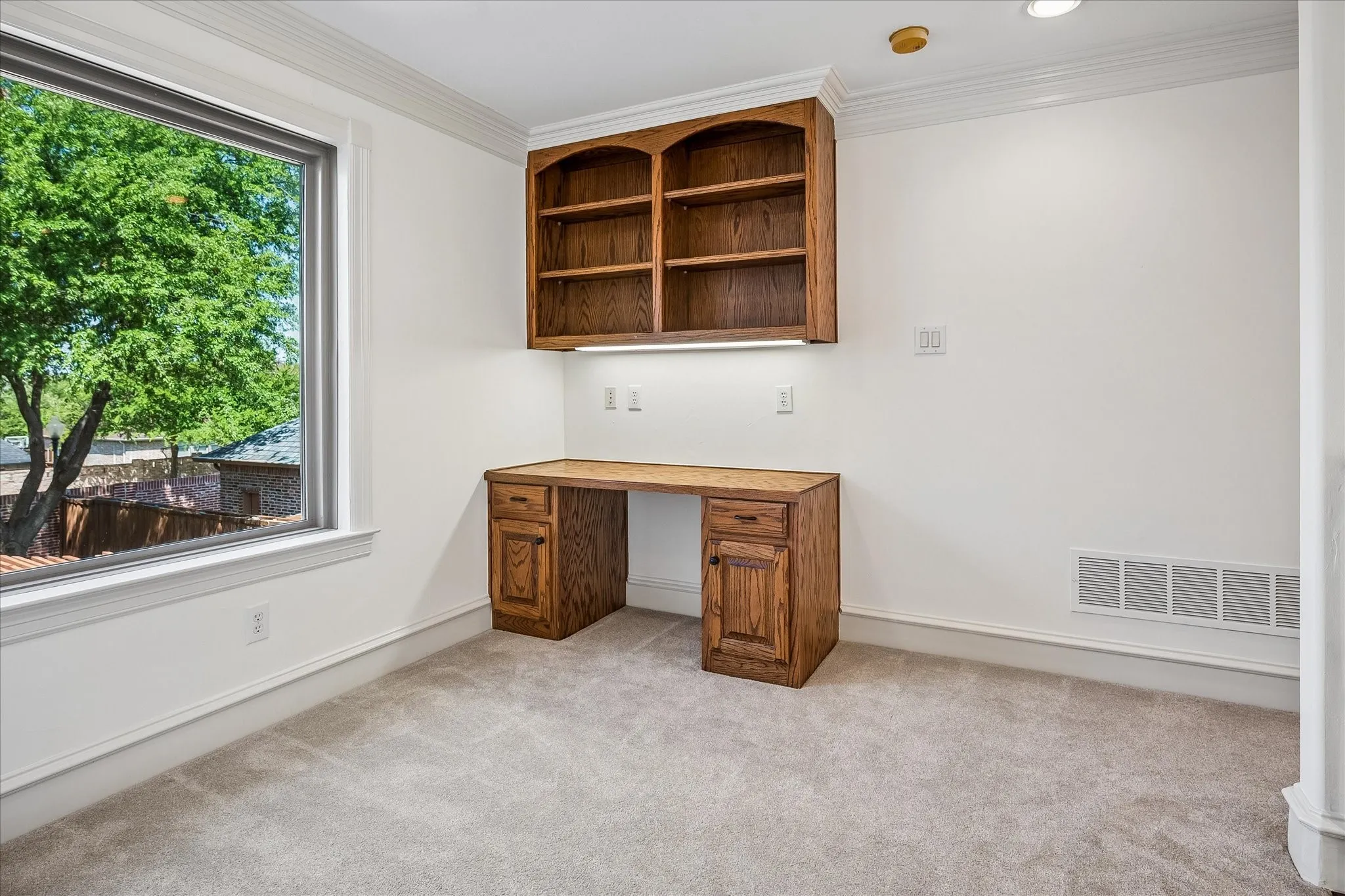 Second floor loft or study area